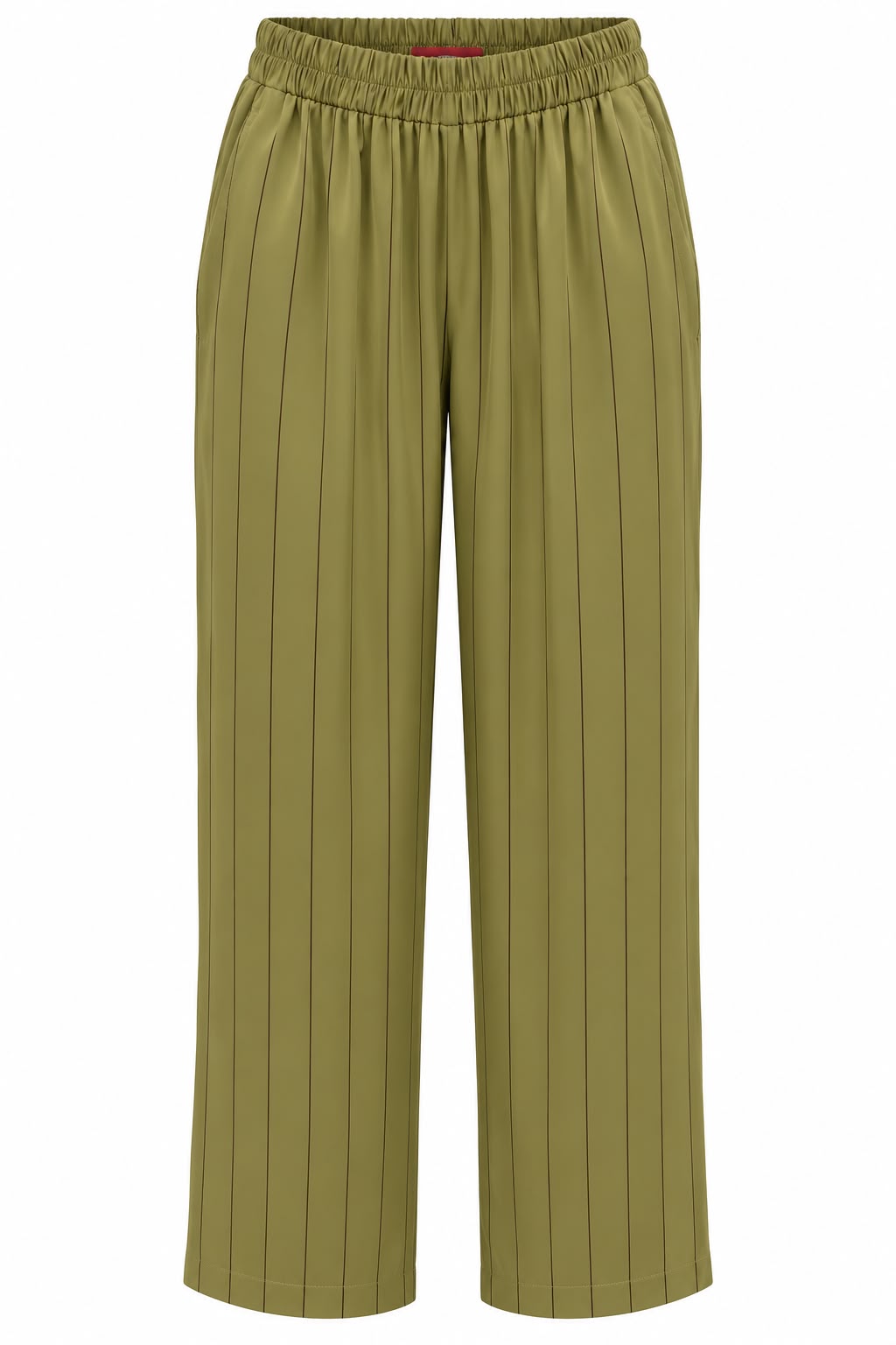 TROUSER PINSTRIPES GREEN BURGUNDY MCL13354