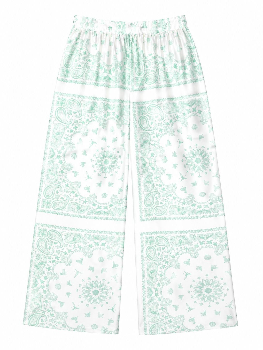 TROUSER BANDANA MINT WHITE MCL12167