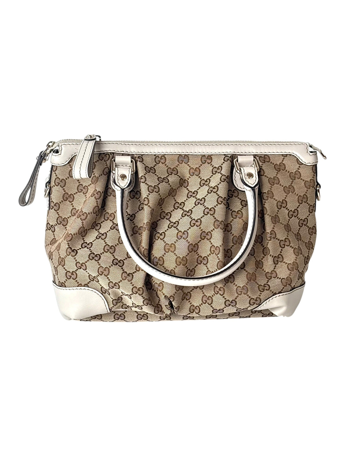 Gucci GG Canvas Sukey Satchel Bag
