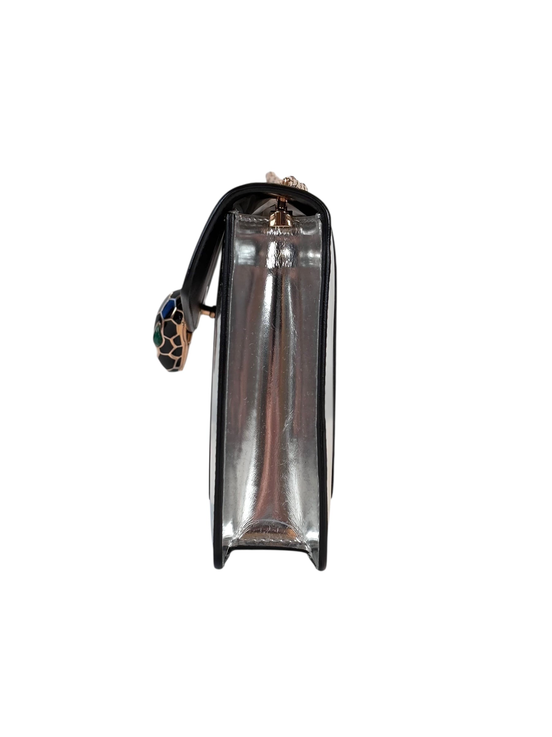 Bvlgari Serpenti Bag Cross Body in Silver