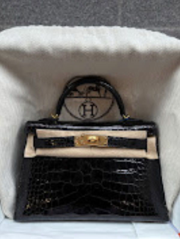 Hermes  Mini Kelly Black Ghw D(2019) Shiny ALTC0569
