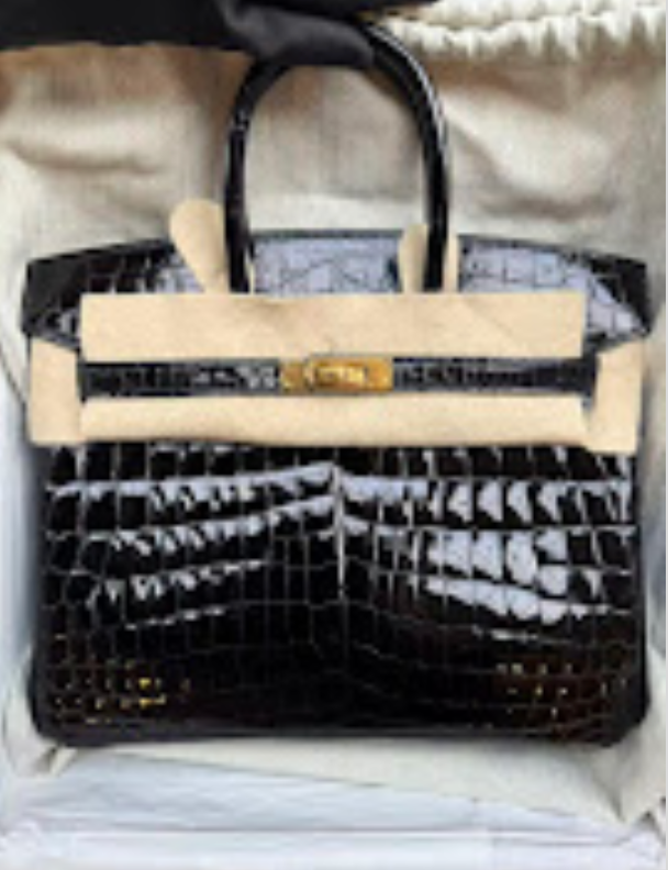 Hermes  birkin25 black ghw C shiny ALTC0572