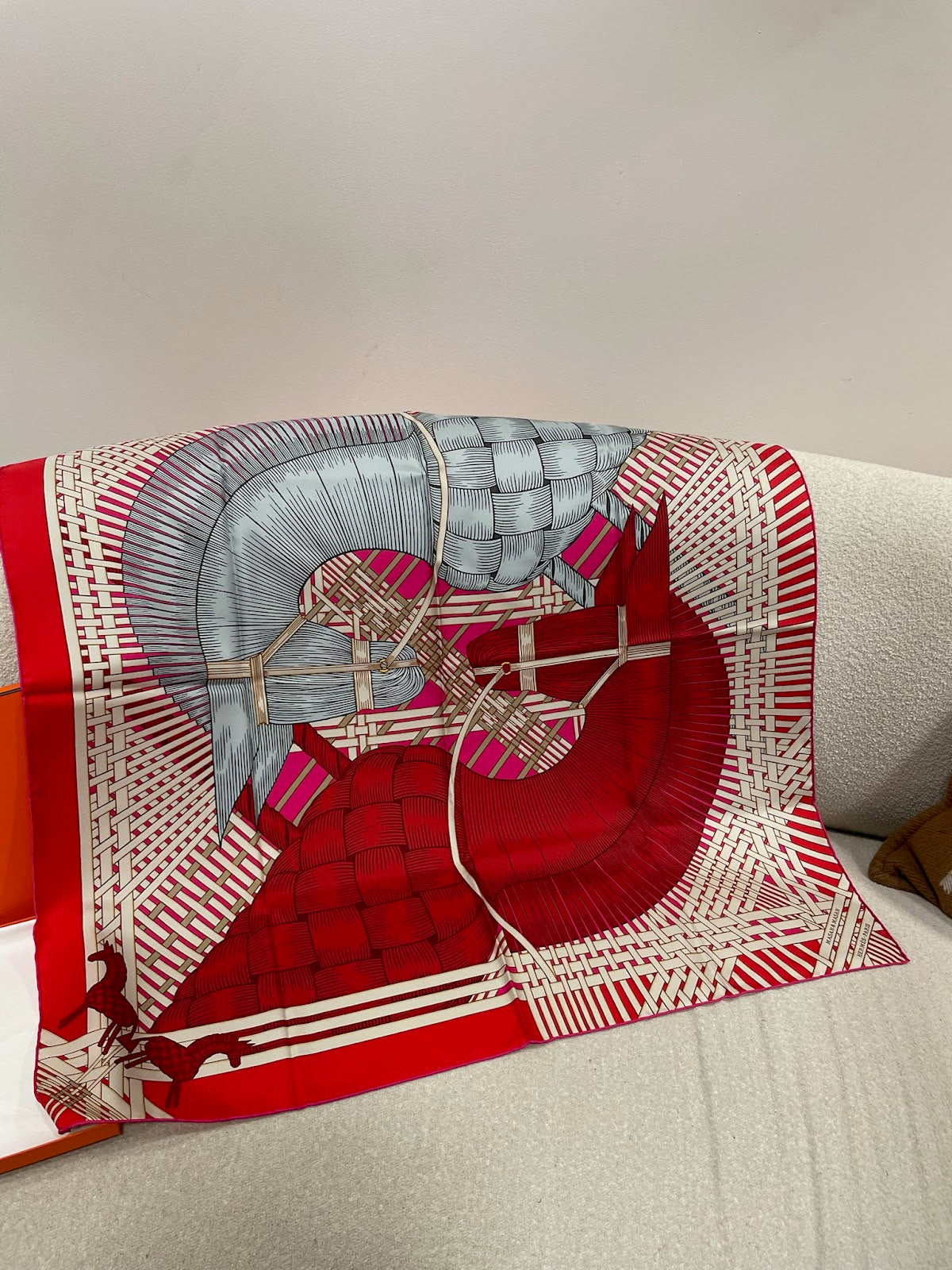 Hermes 90* 90 Silk Scarf ALC3695