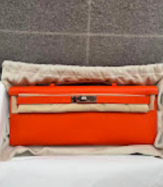 Hermes  kelly cut (x) orange phw T epsom ALTC0653