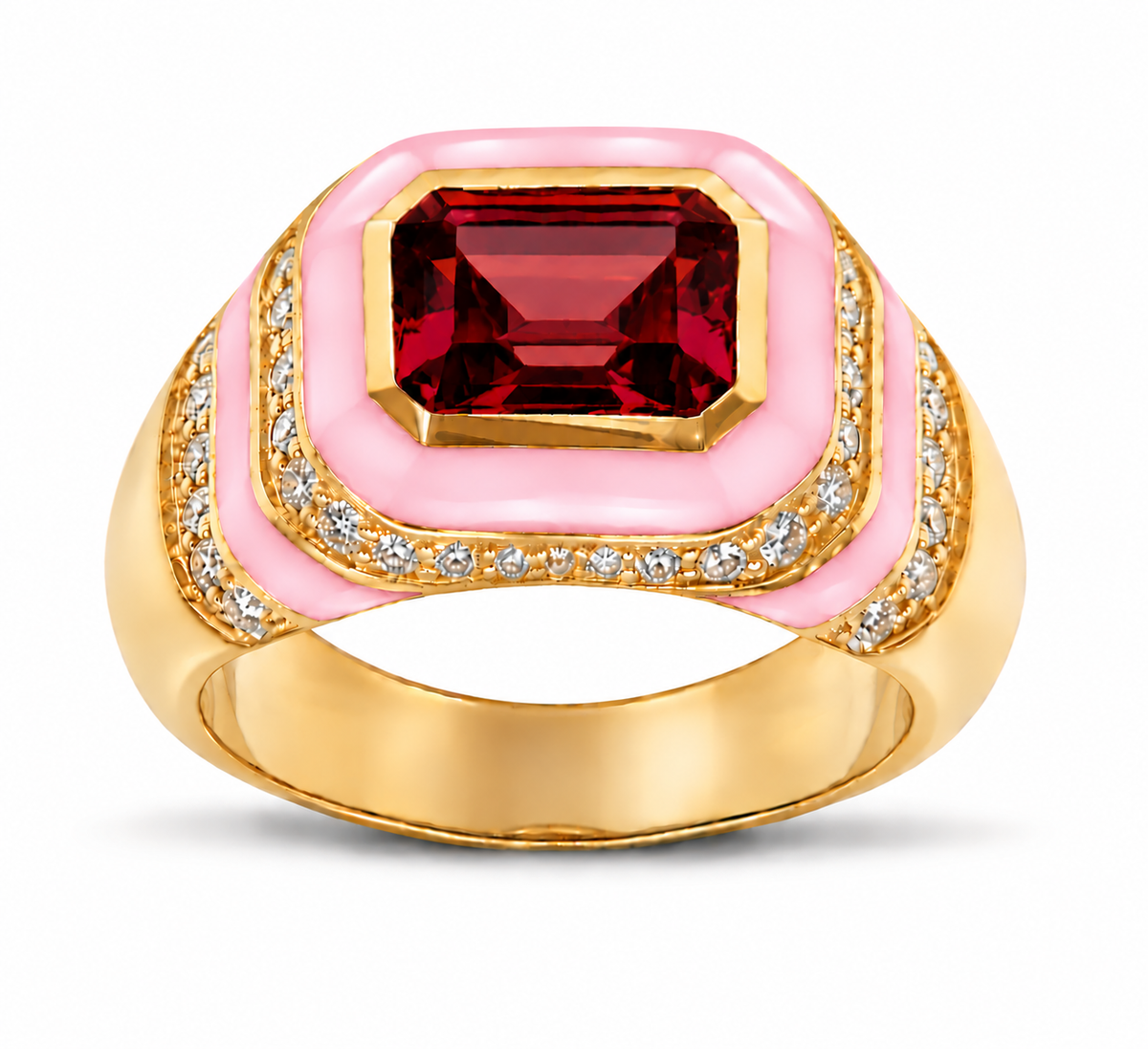 Kyma Dome Ring 18K Yellow Gold THOA001