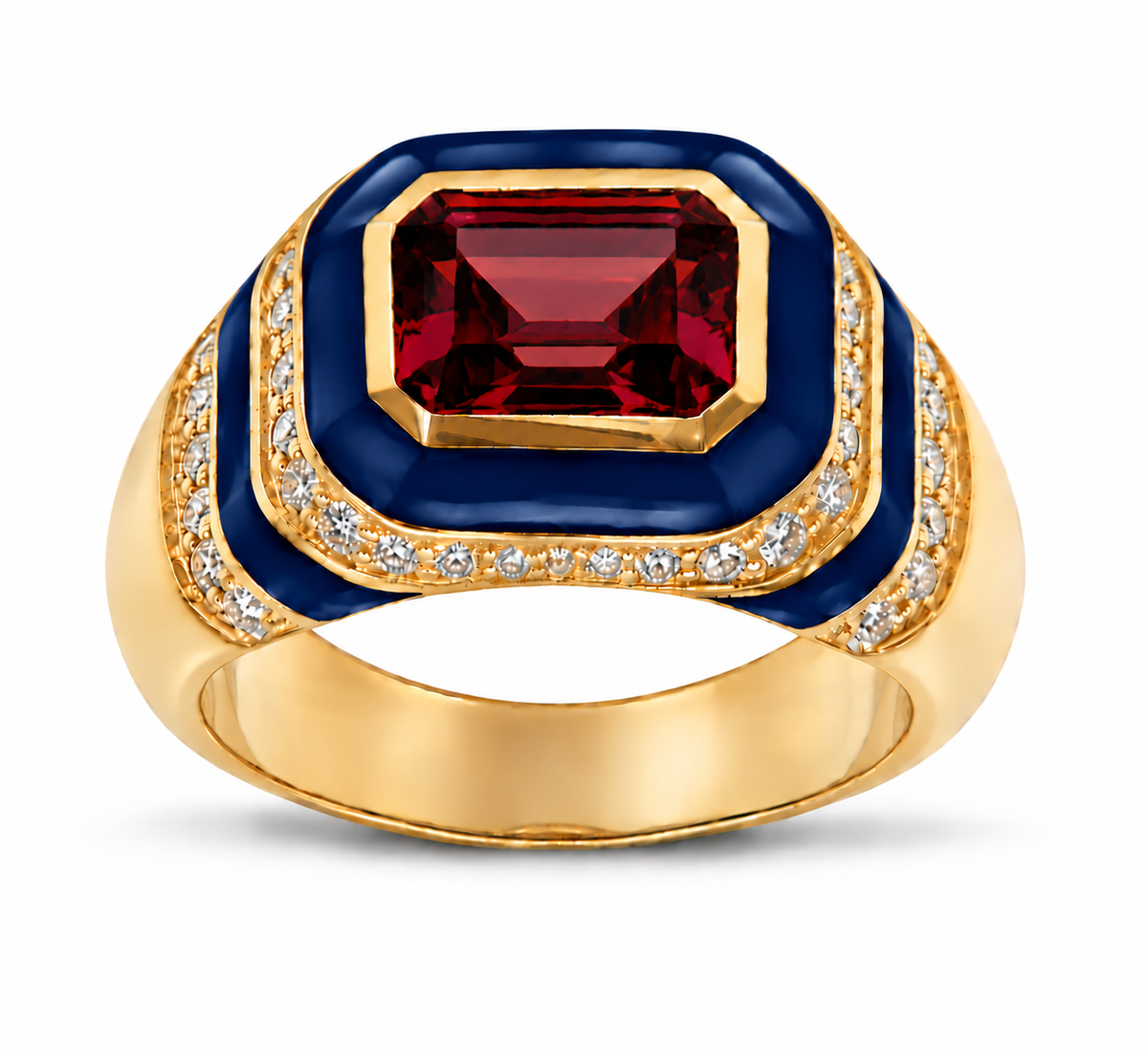 Kyma Dome Ring 18K Yellow Gold THOA001