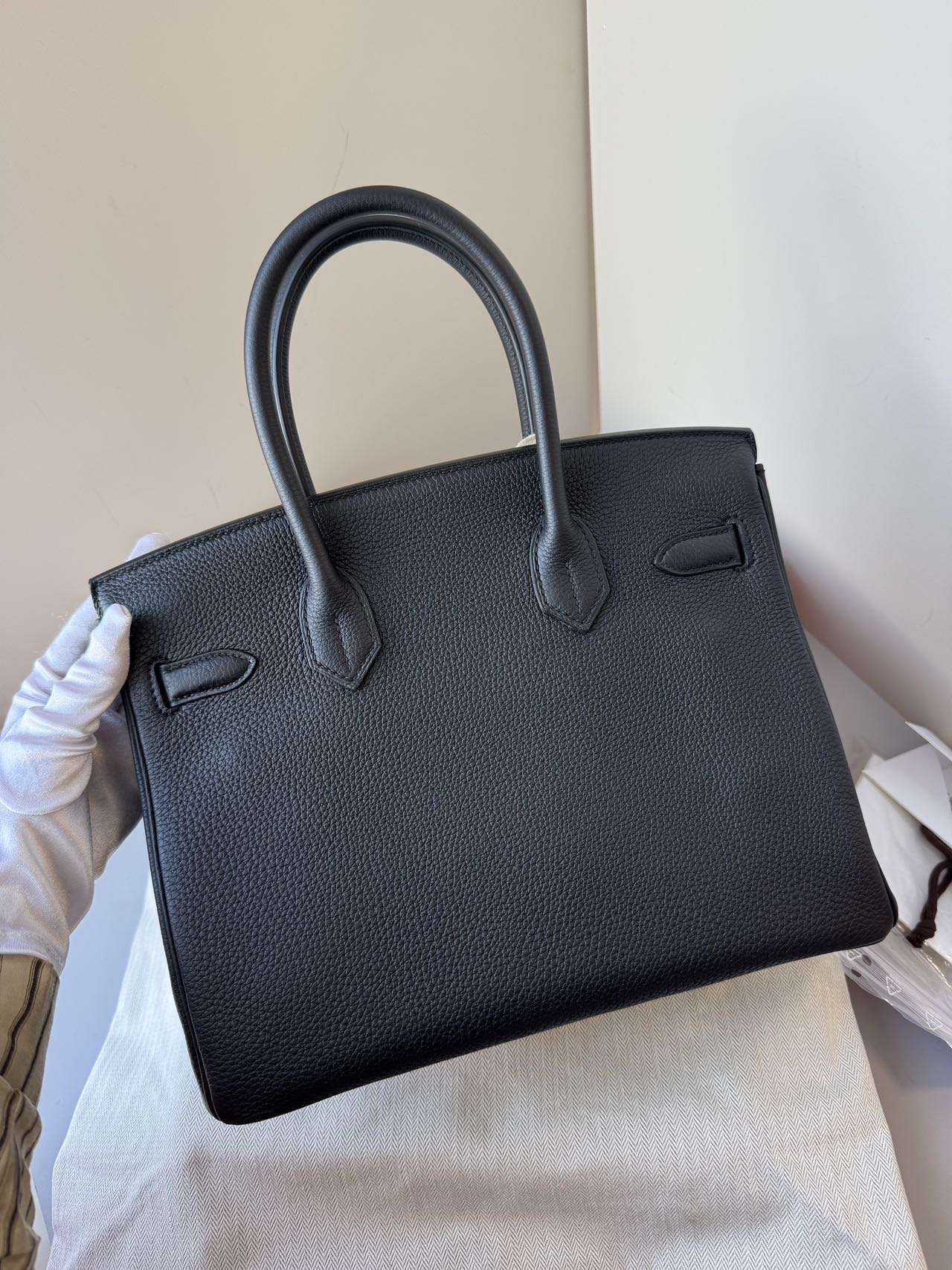 Hermès Birkin 30 Black Gold Hardware – Z Stamp