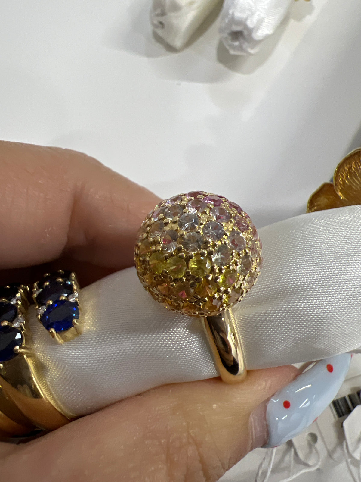 YG750 Sapphire Ring J0918T9D44