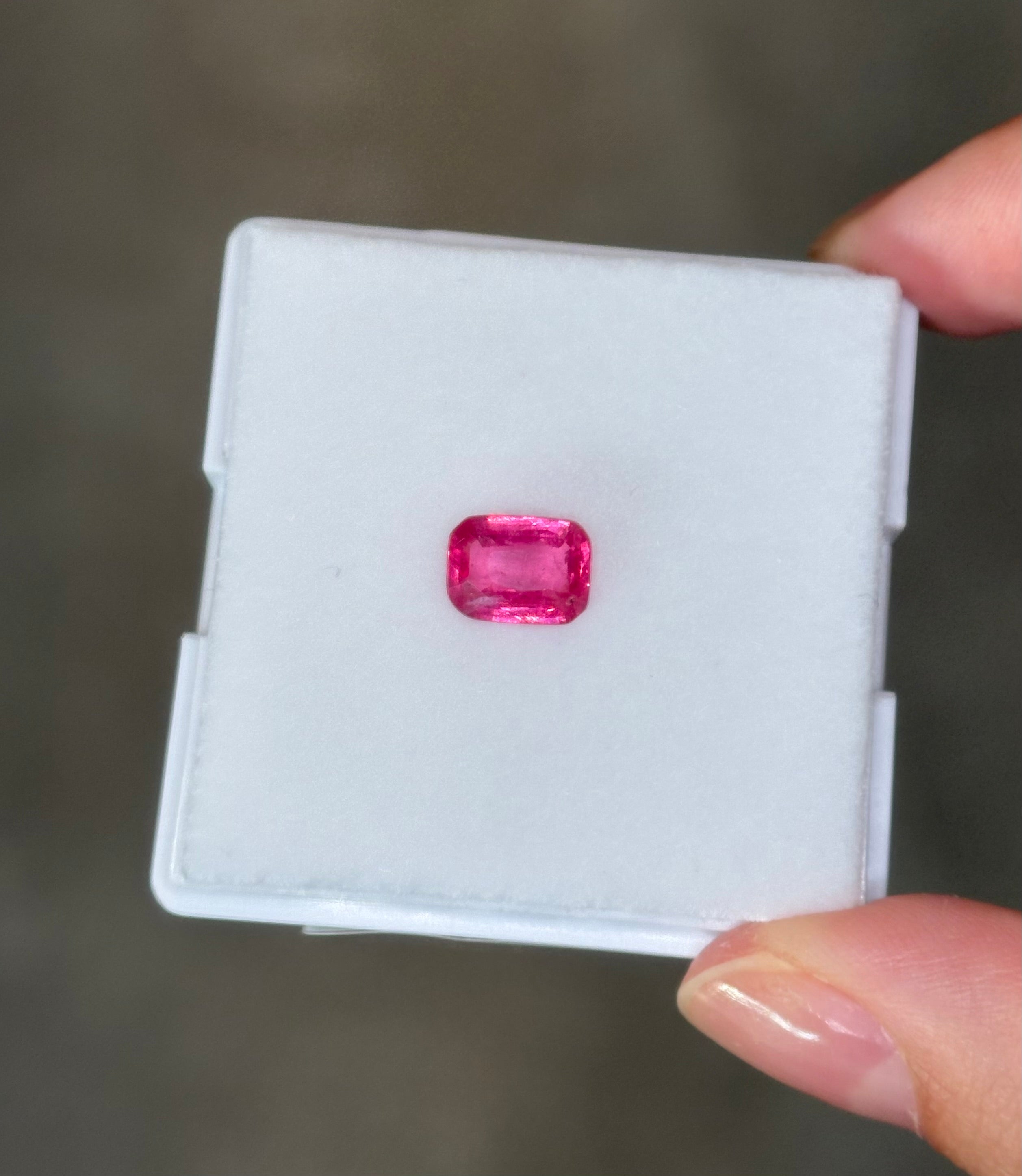 2.02ct Mahenge Spinel Vivid Pink Cushion DXBCS5920