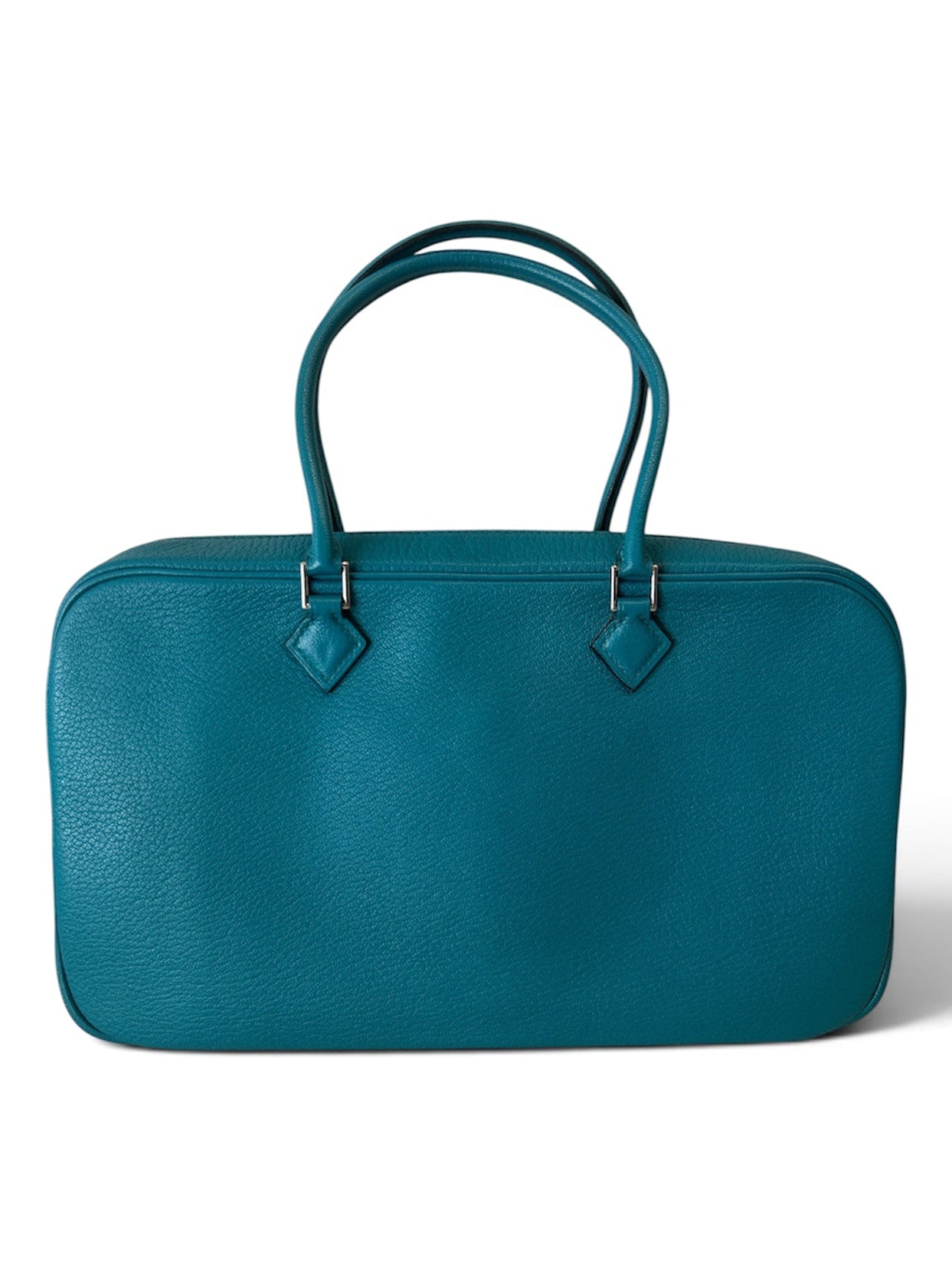 Hermes Blue Plume 28 in Clemence