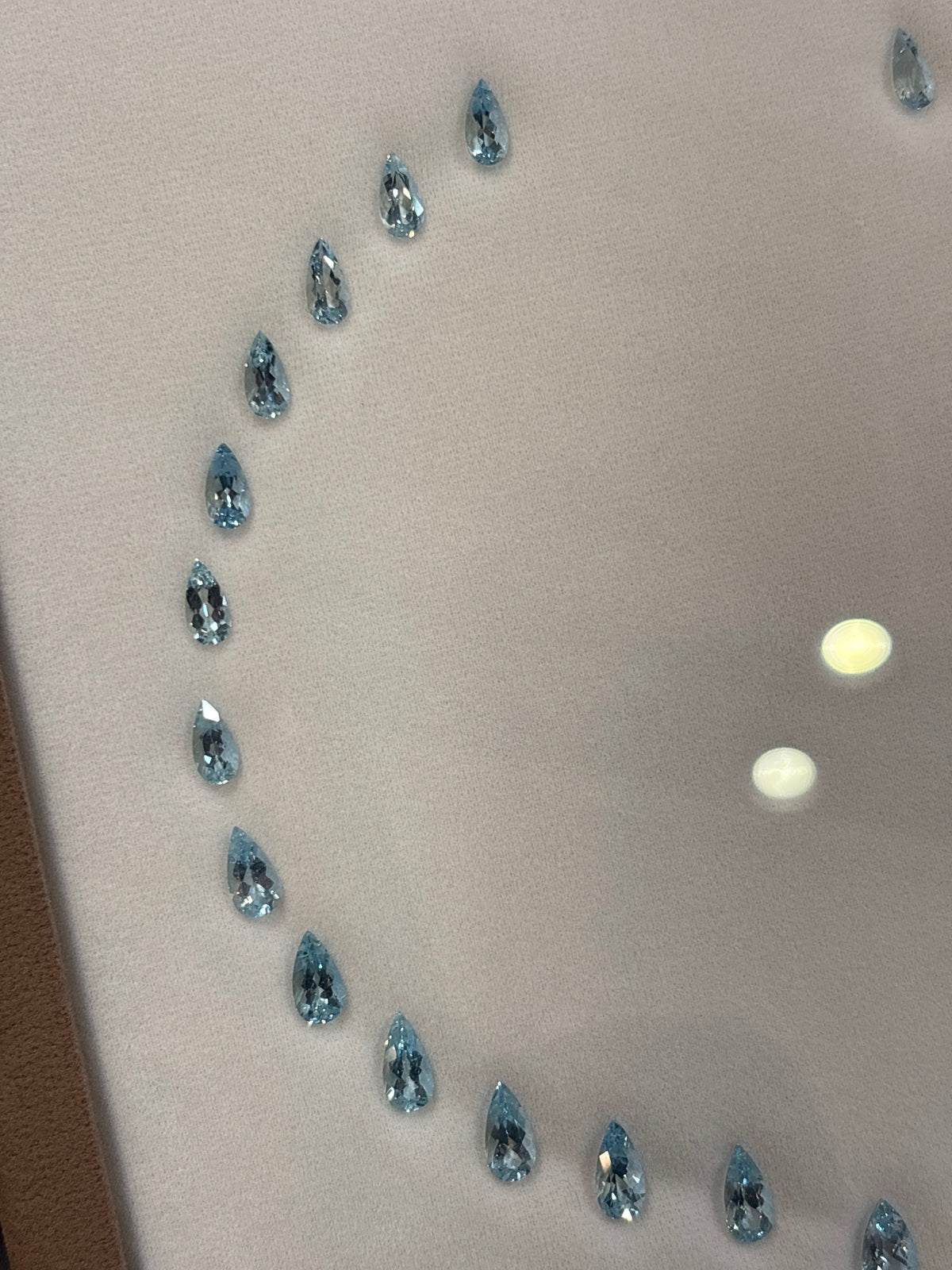 Aquamarine skinny pear DXBCS6780