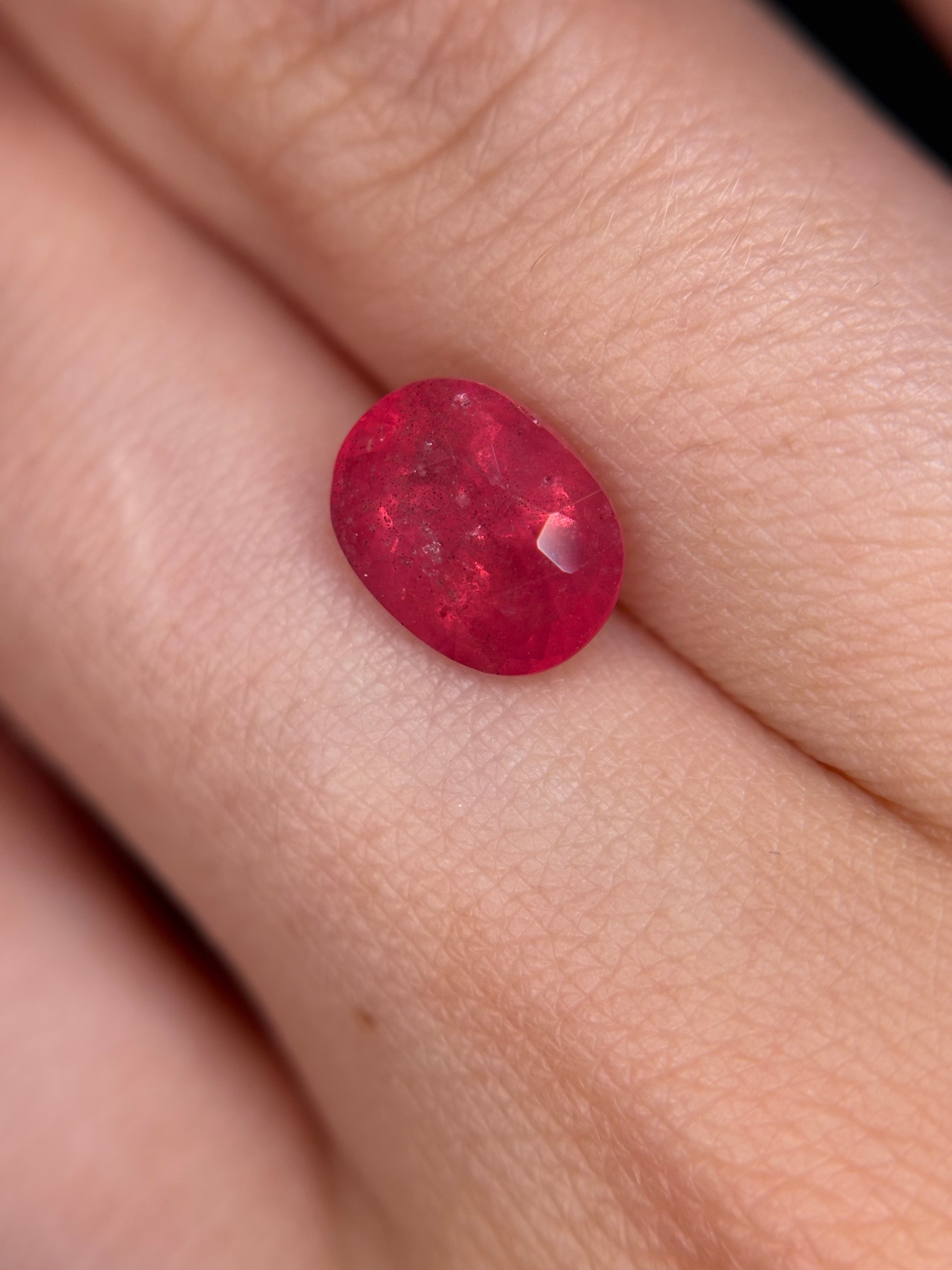 2.04ct Vivid Pink Spinel Mahenge DXBCS5730
