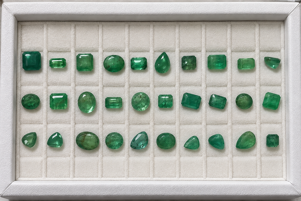 Zambian Emeralds LOT No. NDNDX003