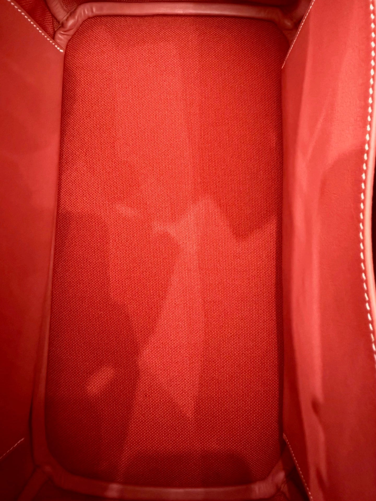 Hermès Birkin 35 Ghillies Sanguine Toile Canvas & Swift Leather Palladium Hardware