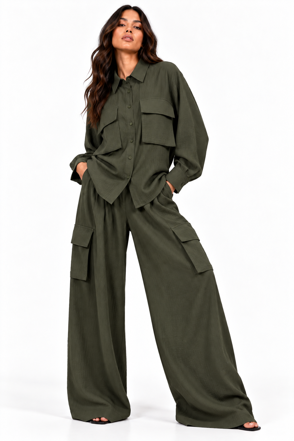 UTILITY TWO-PIECE SET تعيين (SHIRT & PANTS) “OBLOMOV”