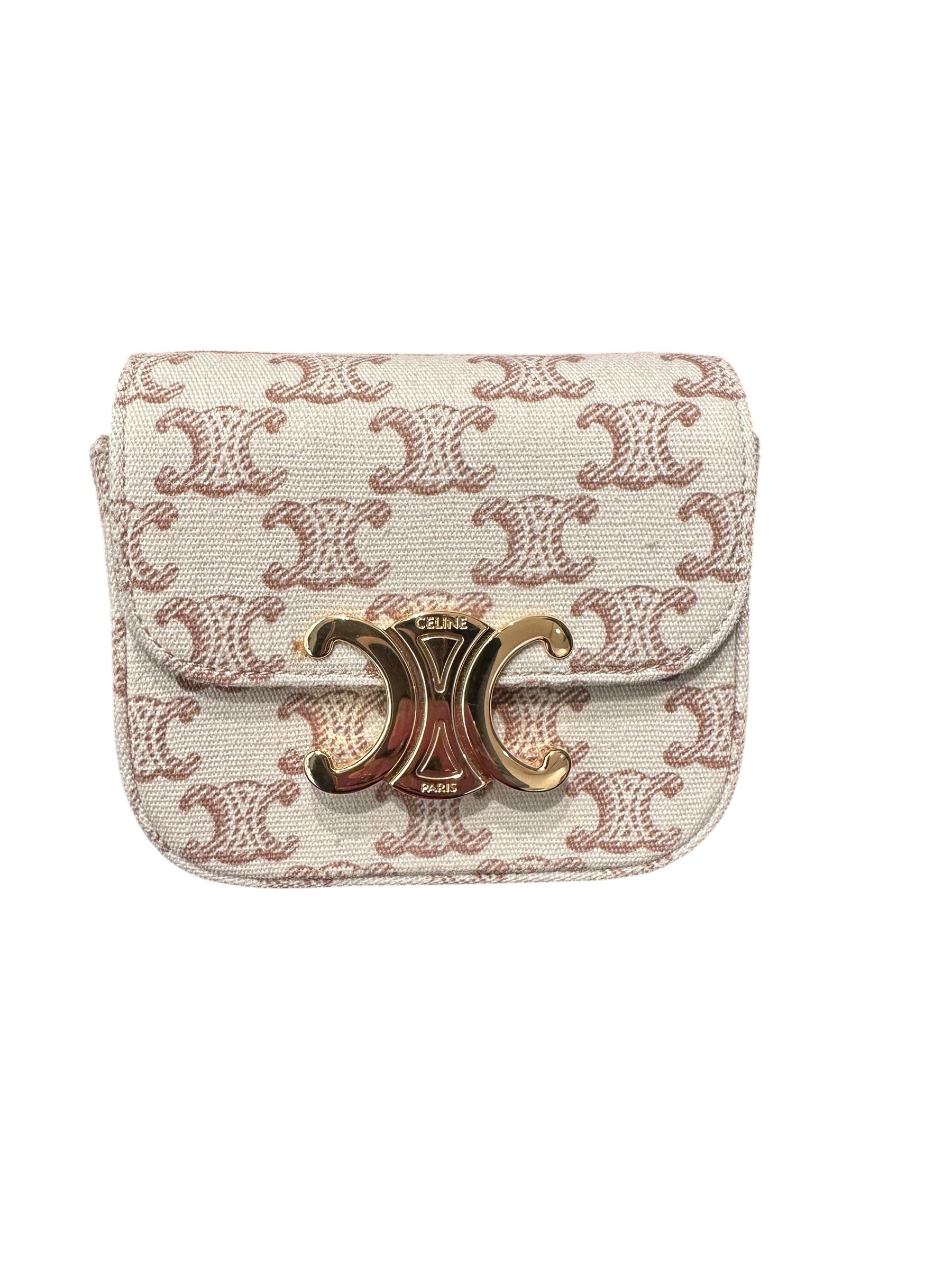 Celine White Monogram Bag