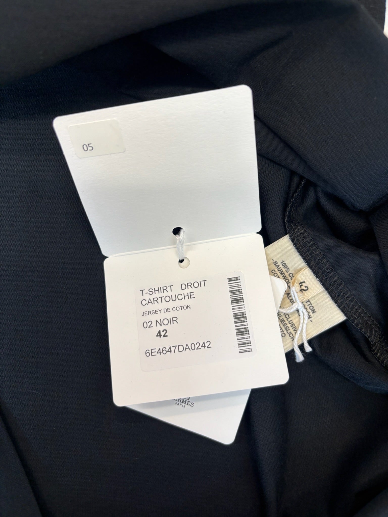 Size 42 - Hermès Printed Bride a Bloc straight t-shirt