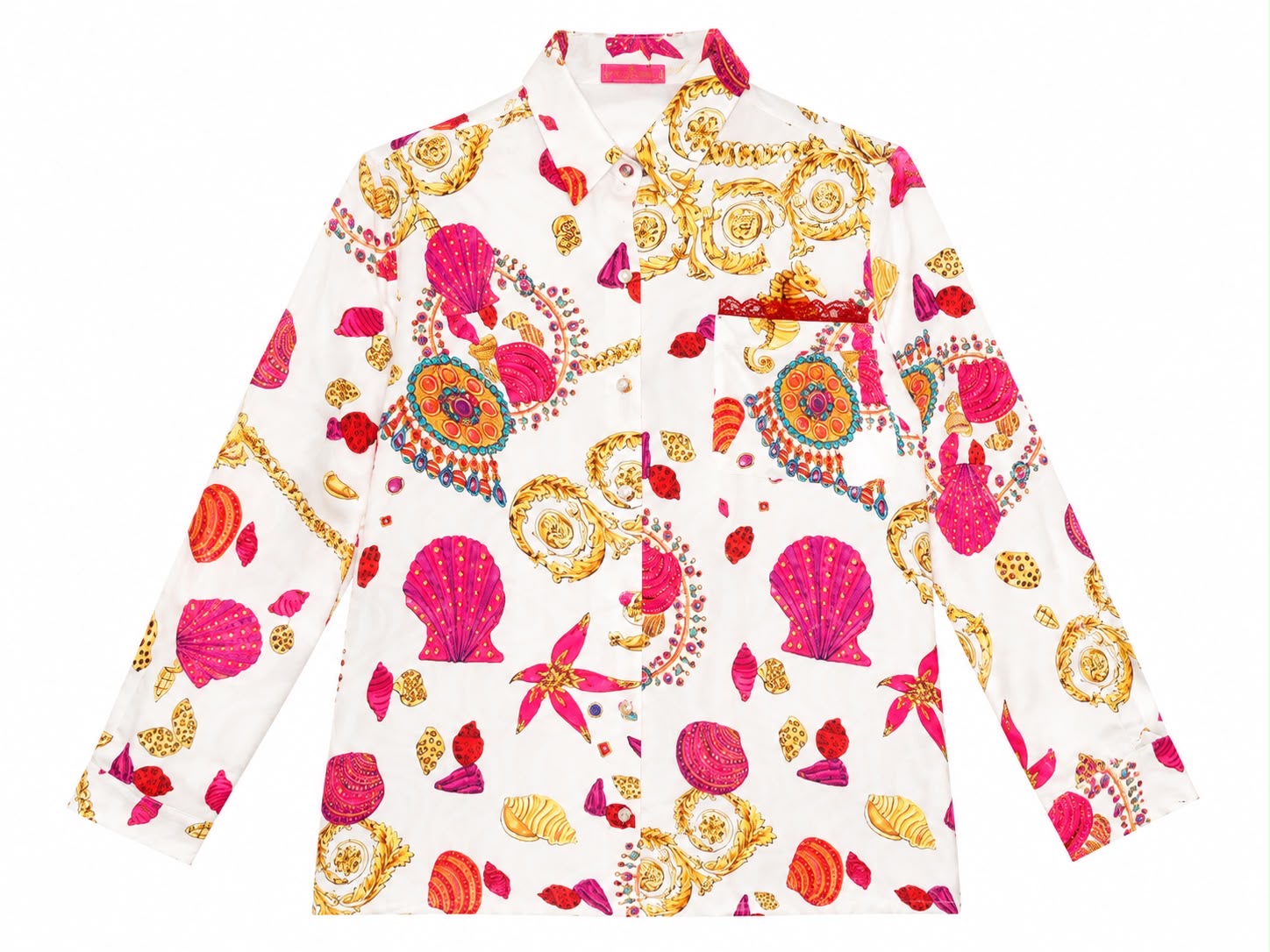 SHIRT BIANCA PAMEGEE PRINT OFF WHITE MCL13045