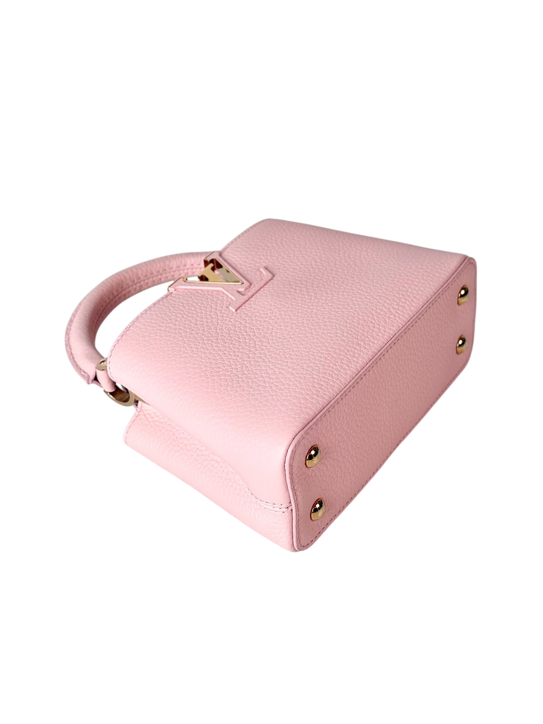 Louis Vuitton Pink Capucines 21cm Bag