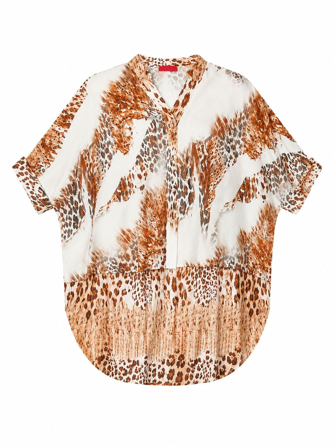 SHIRT CAPE CARMEN LEO GRADIENT BEIGE  MCL12037