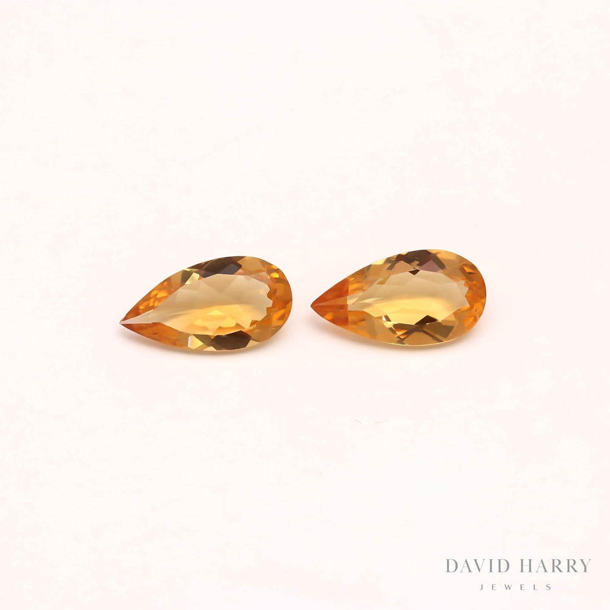 8ct Yellow Citrine Pair