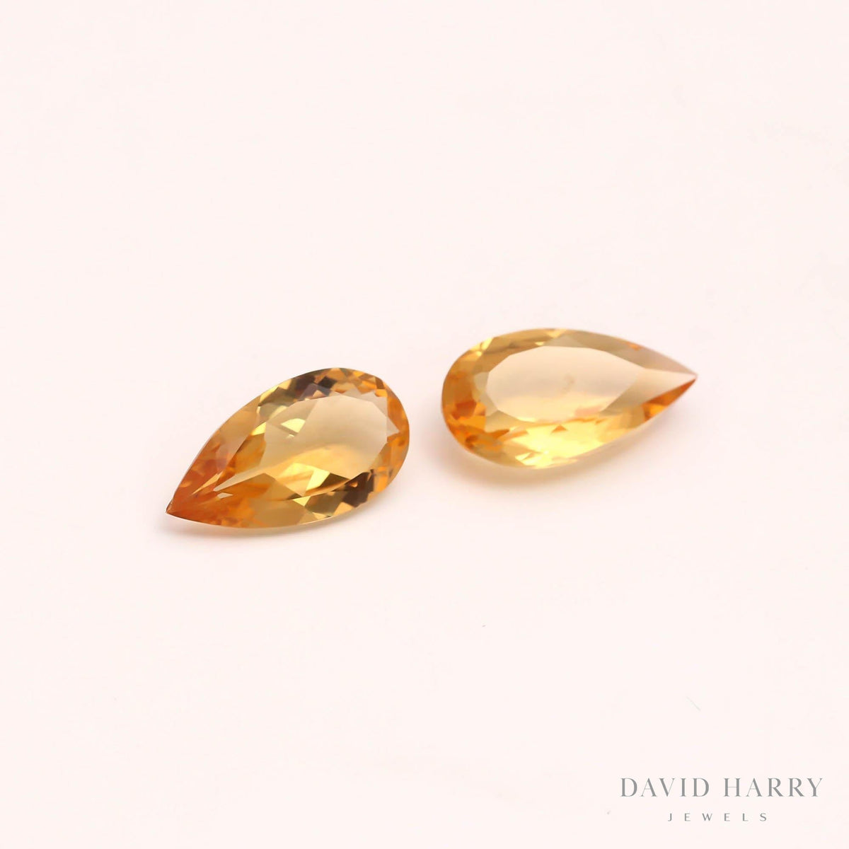 8ct Yellow Citrine Pair