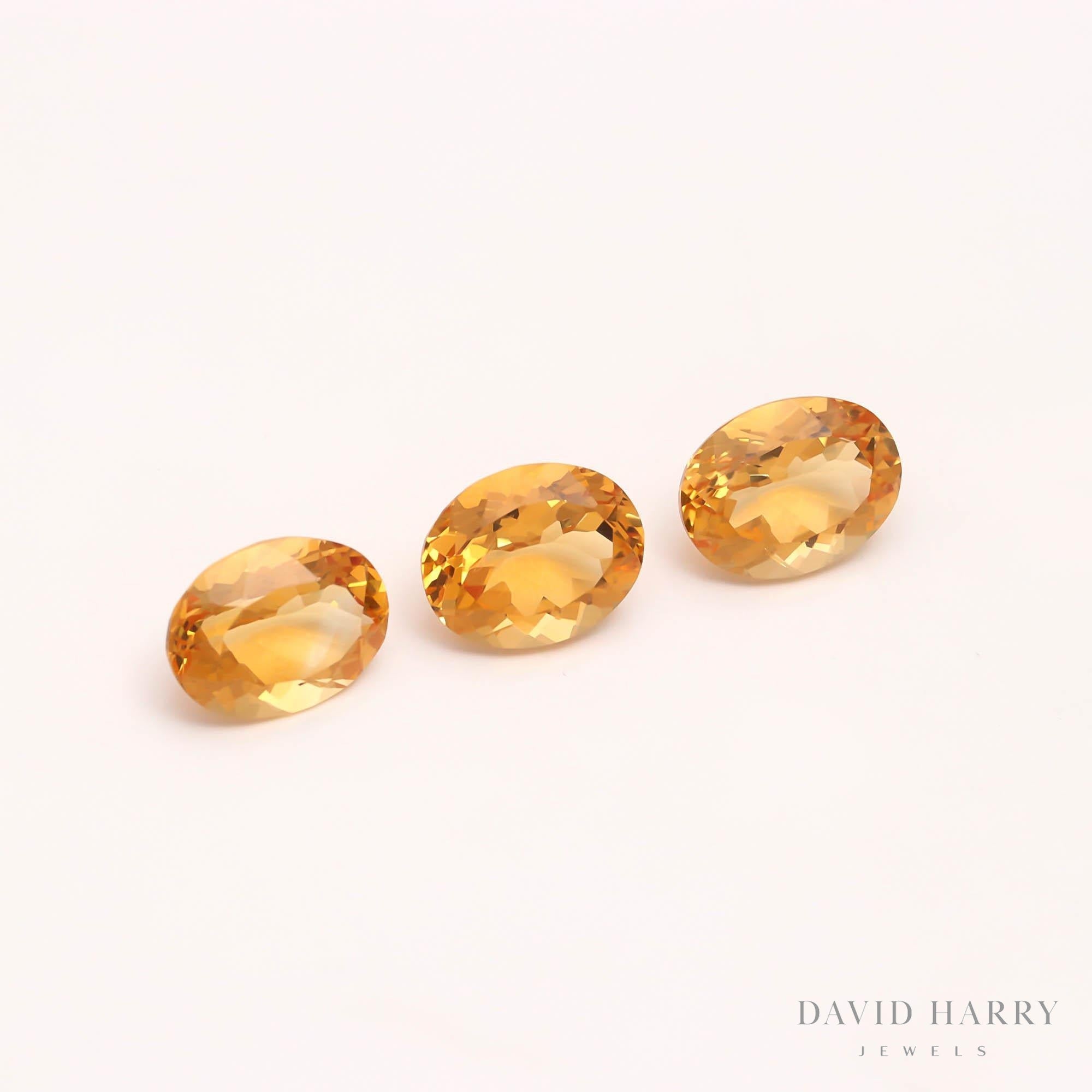 21.31ct Yellow Citrine Layout
