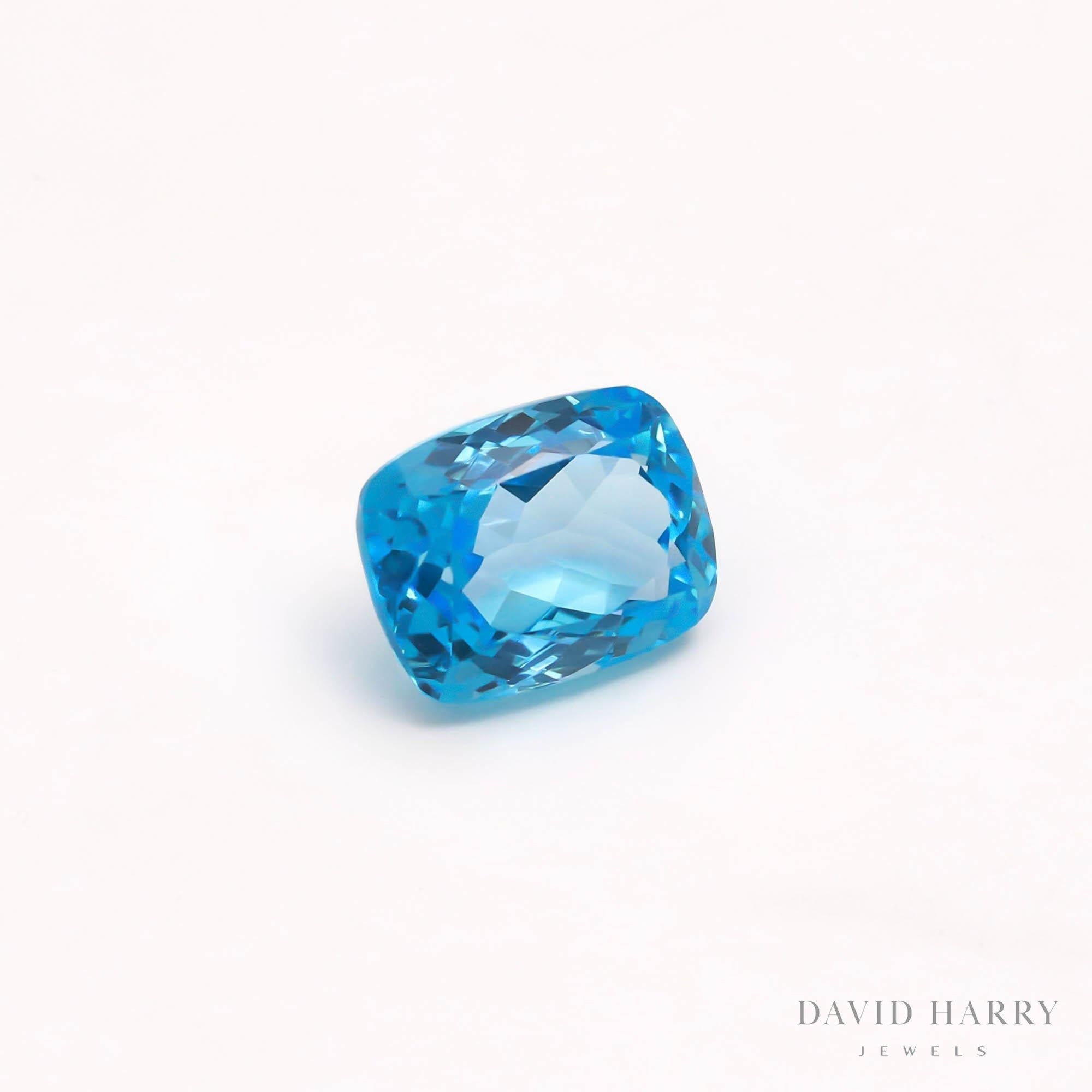 11.77ct Swiss Blue Topaz