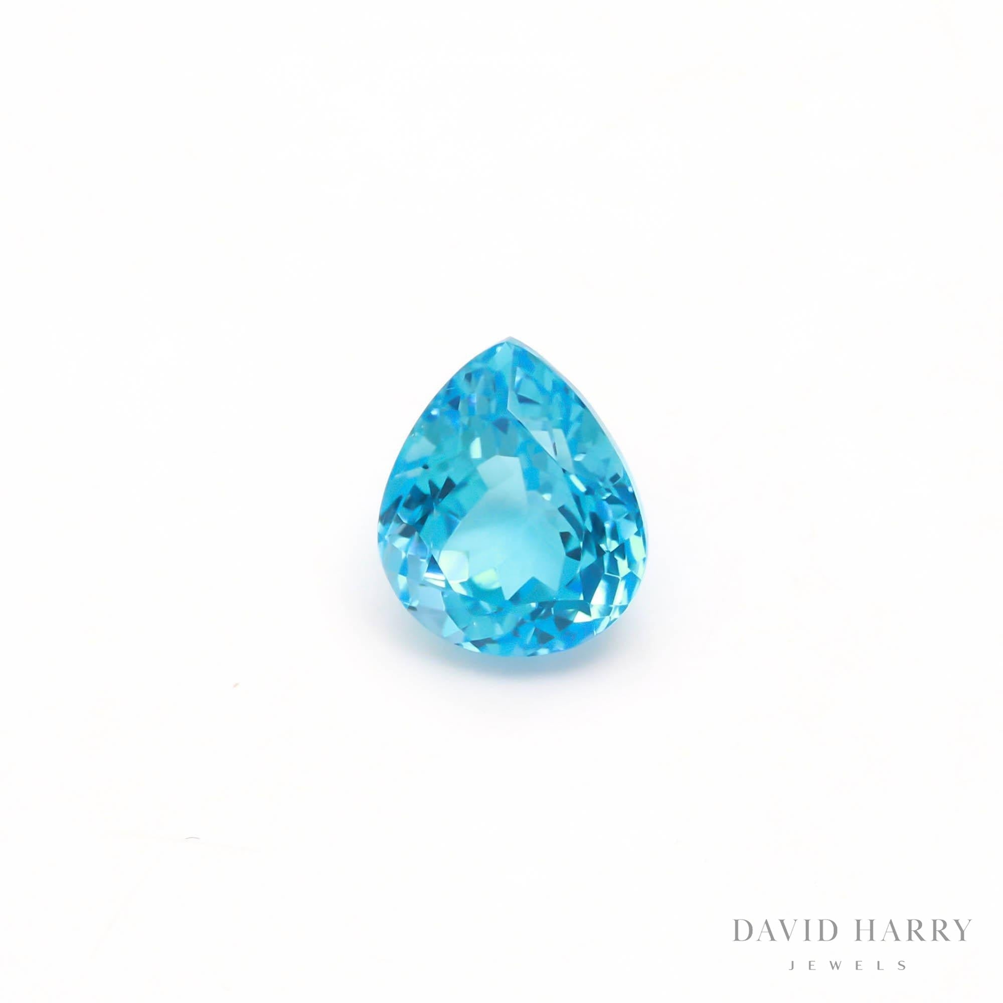 12.46ct Swiss Blue Topaz