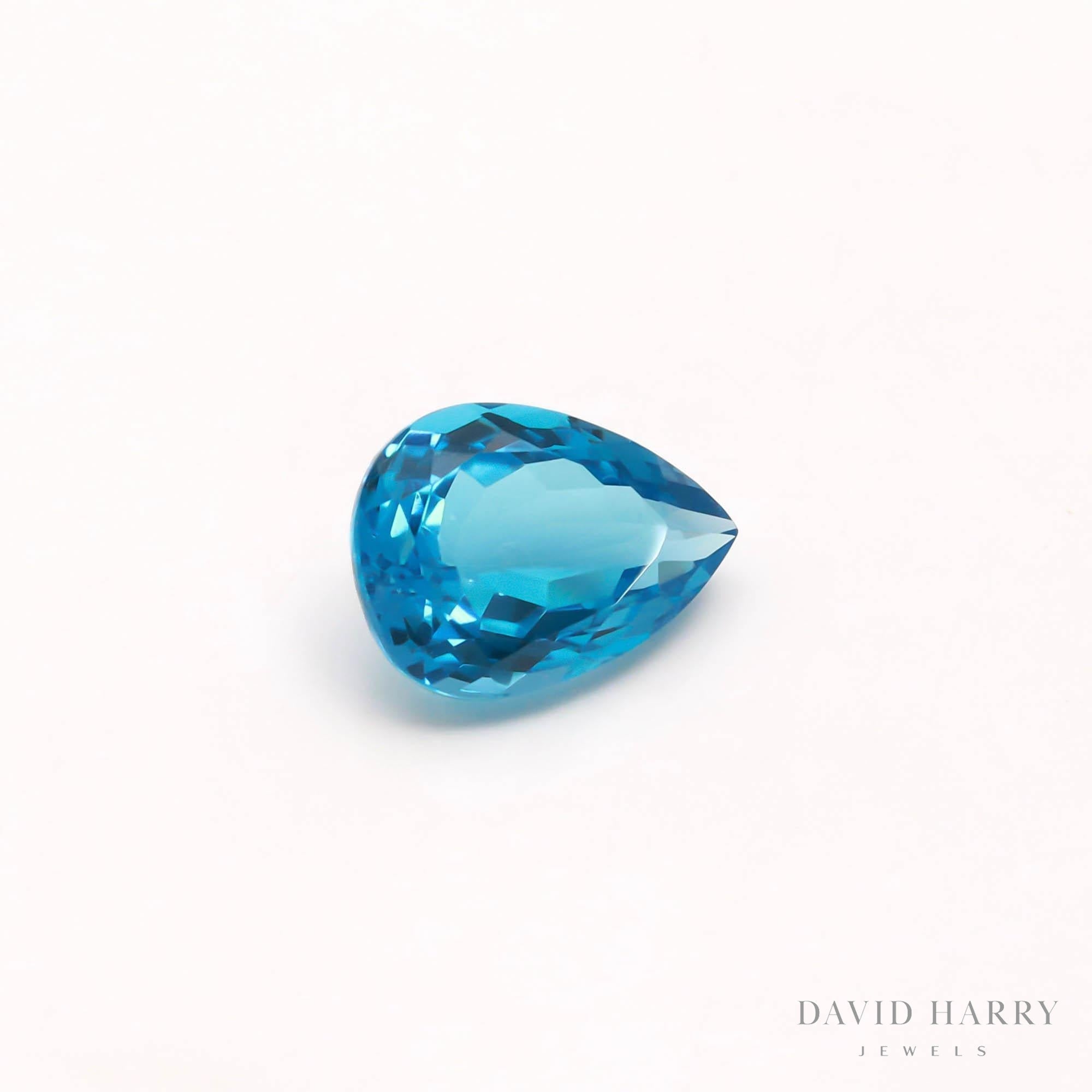 10.84ct Swiss Blue Topaz