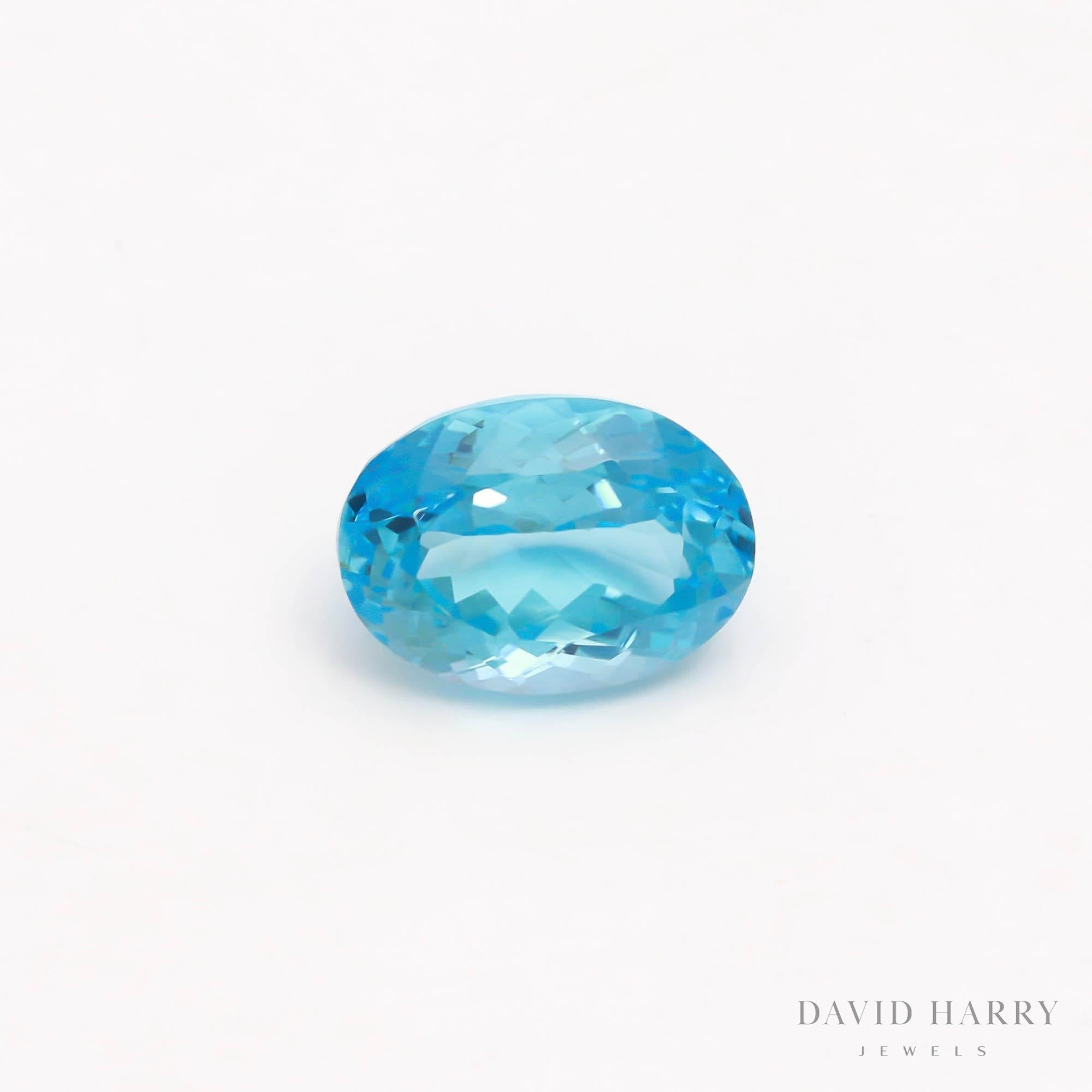 9.29ct Swiss Blue Topaz