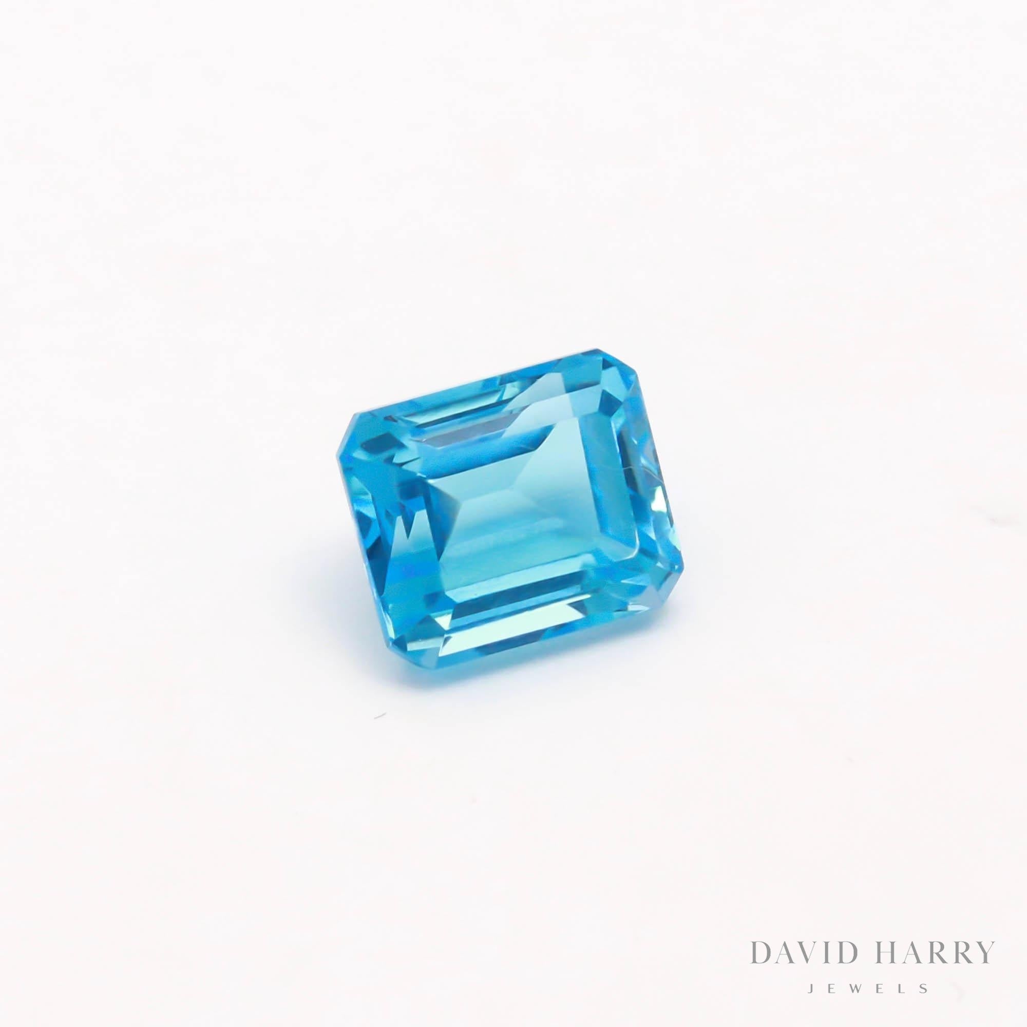 10.93ct Swiss Blue Topaz