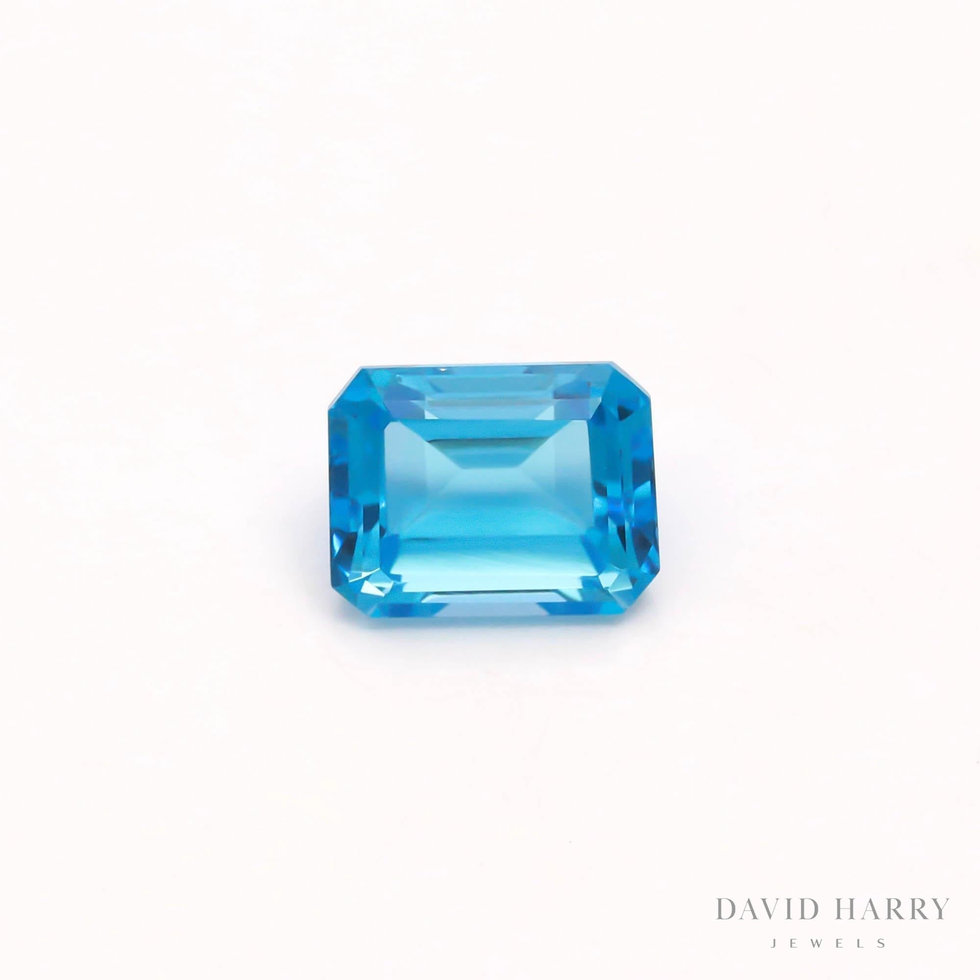 9.19ct Swiss Blue Topaz