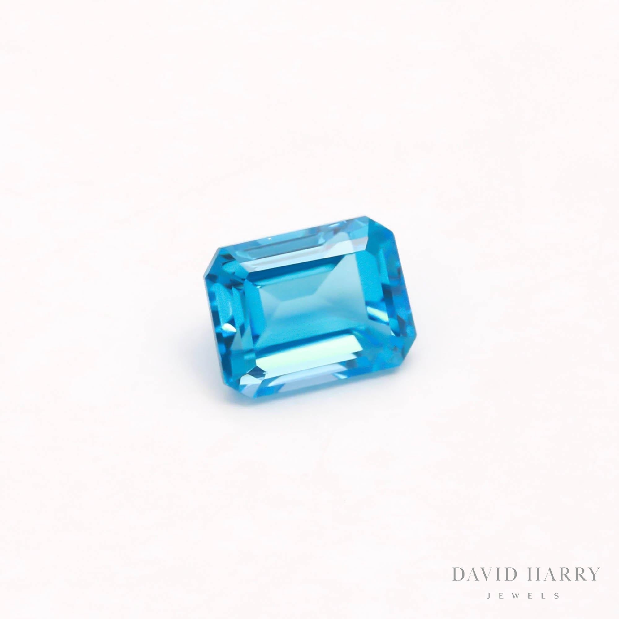 9.19ct Swiss Blue Topaz