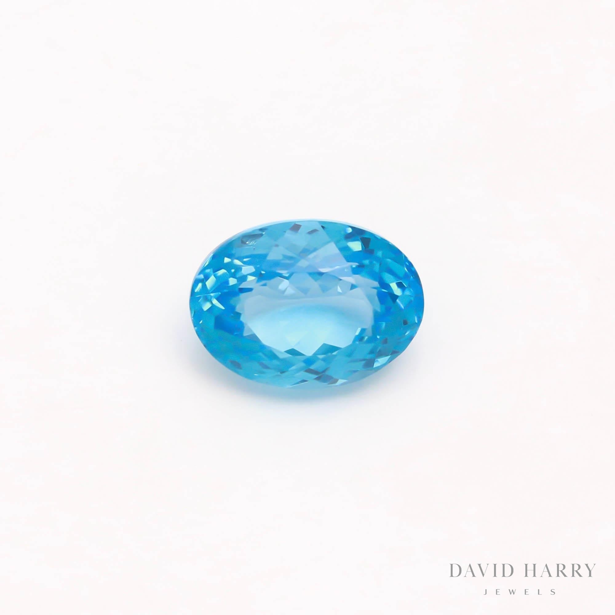 13.45ct Swiss Blue Topaz