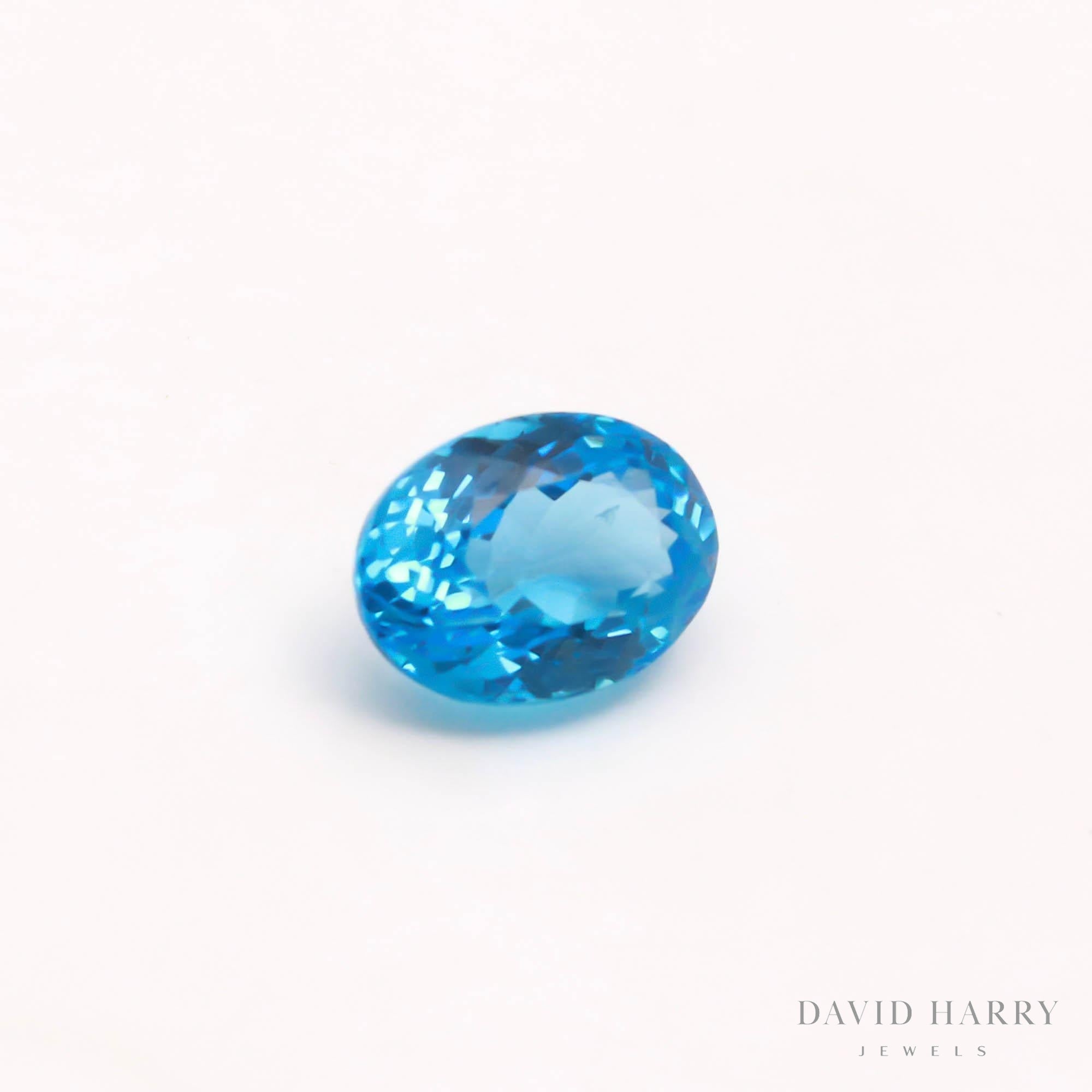 13.45ct Swiss Blue Topaz
