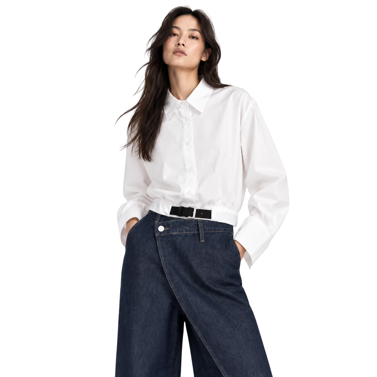 BUCKLE DETAILED SHIRT قميص “VRONSKY”