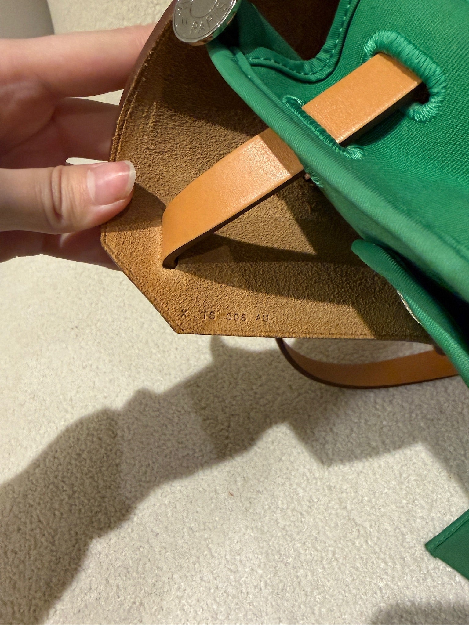 Hermès Herbag Zip 31 Bambou & Leather Tote - X Stamp