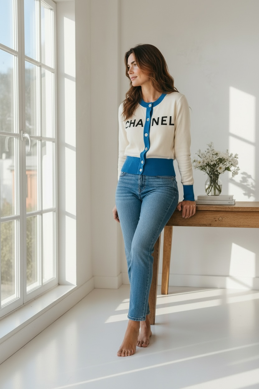 CHANEL 34 blue FT101921  DXBS6431