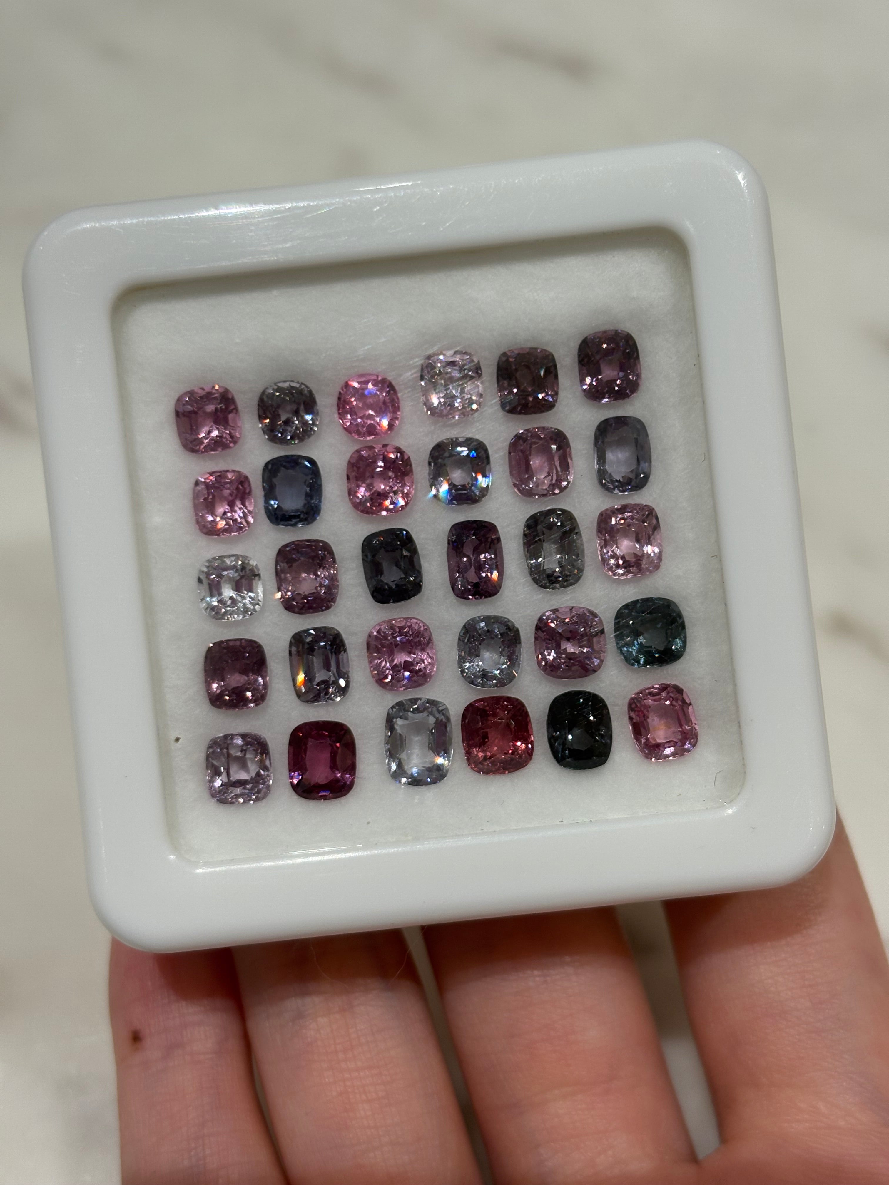 21.03ct Burma Spinel Set DXBCS4601