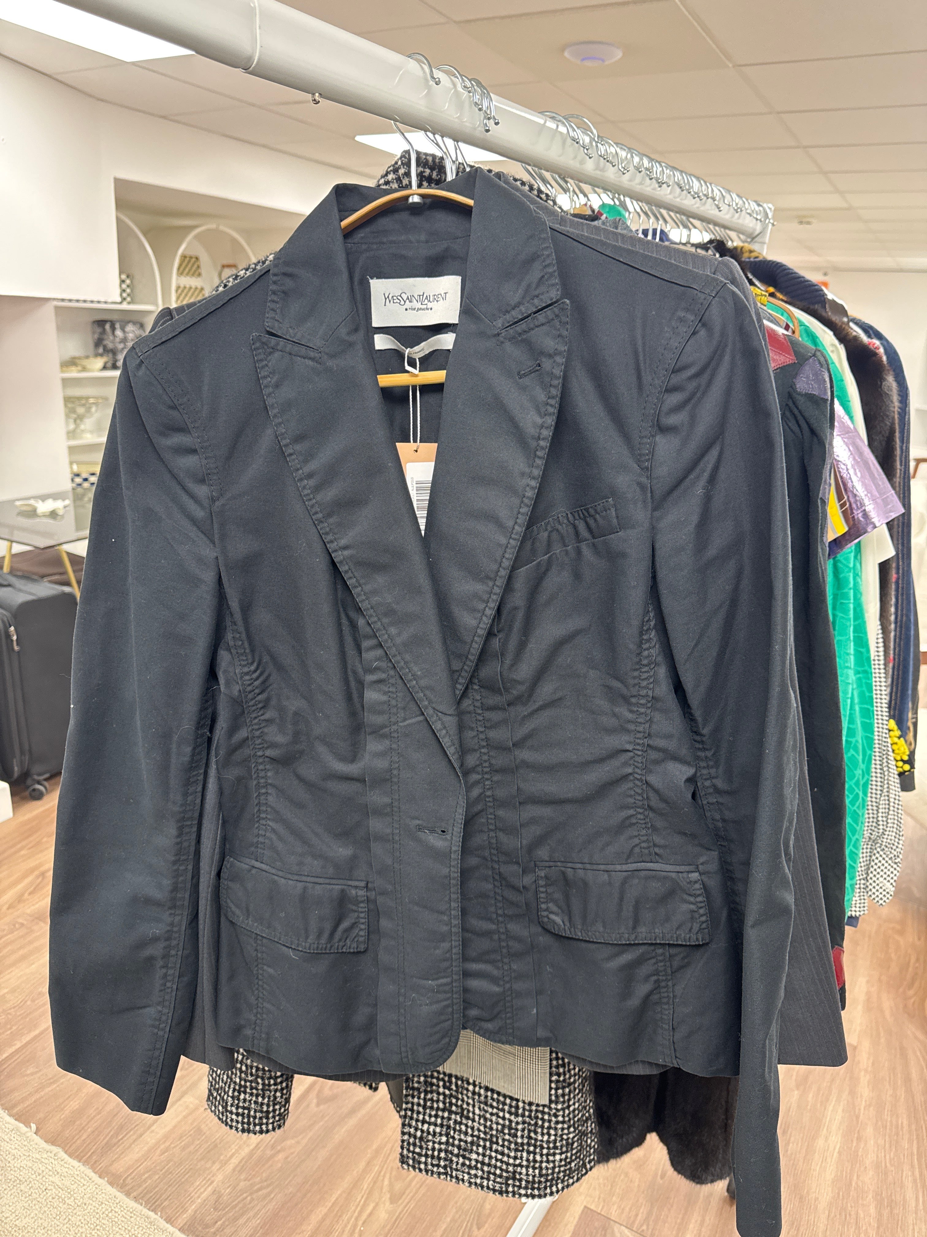 Y2K BLACK Cotton JACKET ALEP253