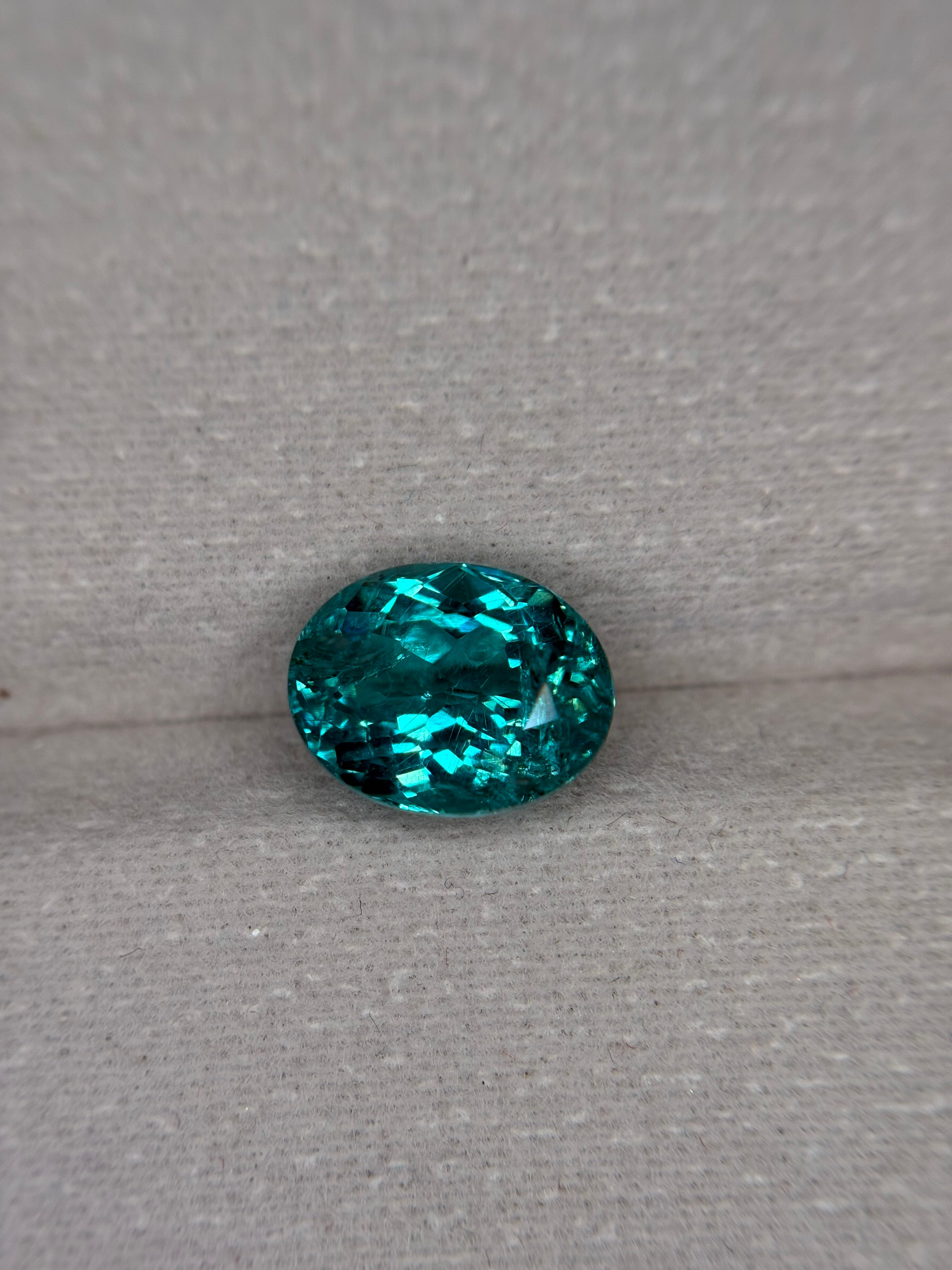 3.10ct Rare Neon Apatite  THAIC0491