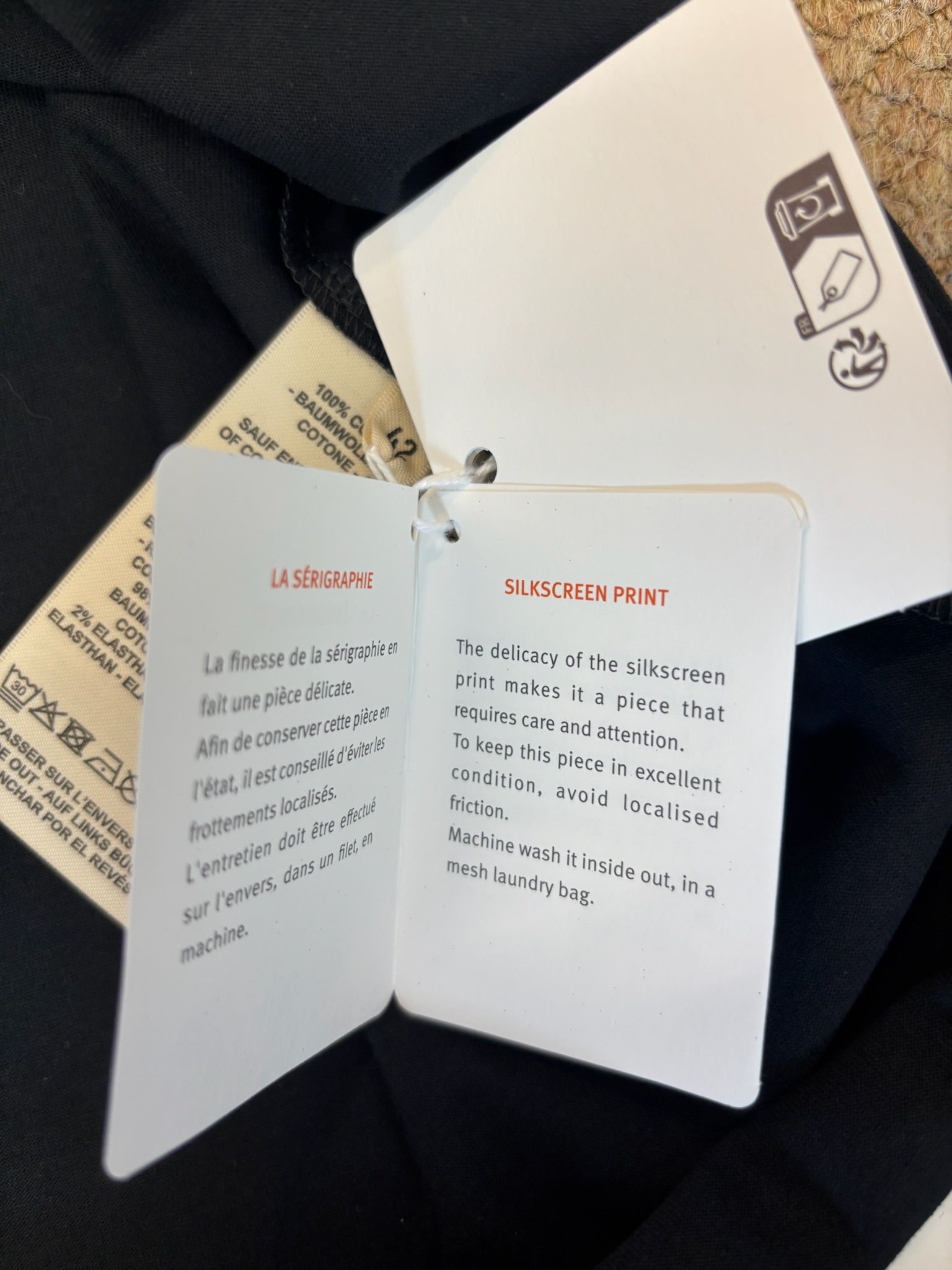 Size 42 - Hermès Printed Bride a Bloc straight t-shirt