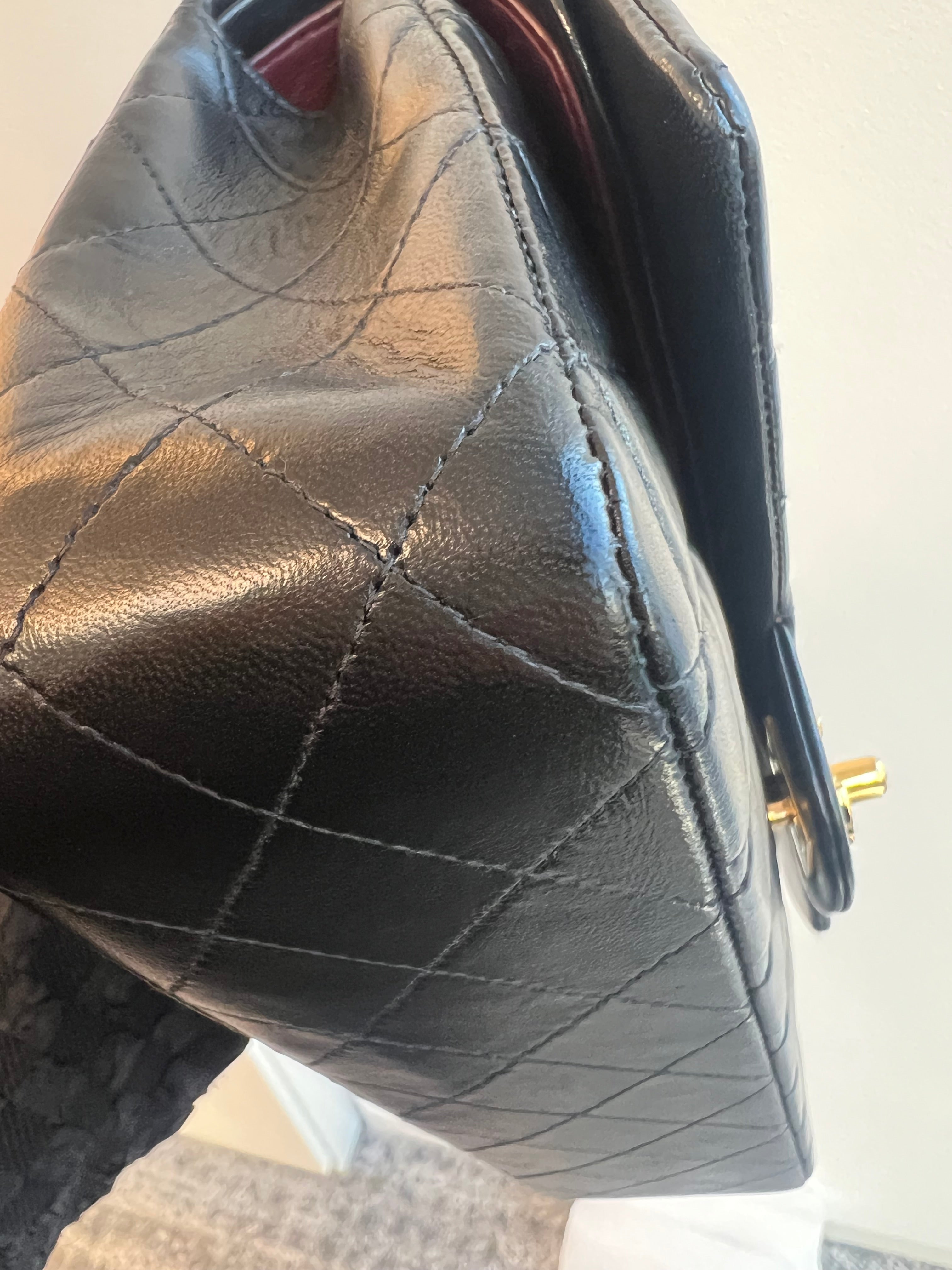 Chanel Black Medium Classic Flap Lambskin