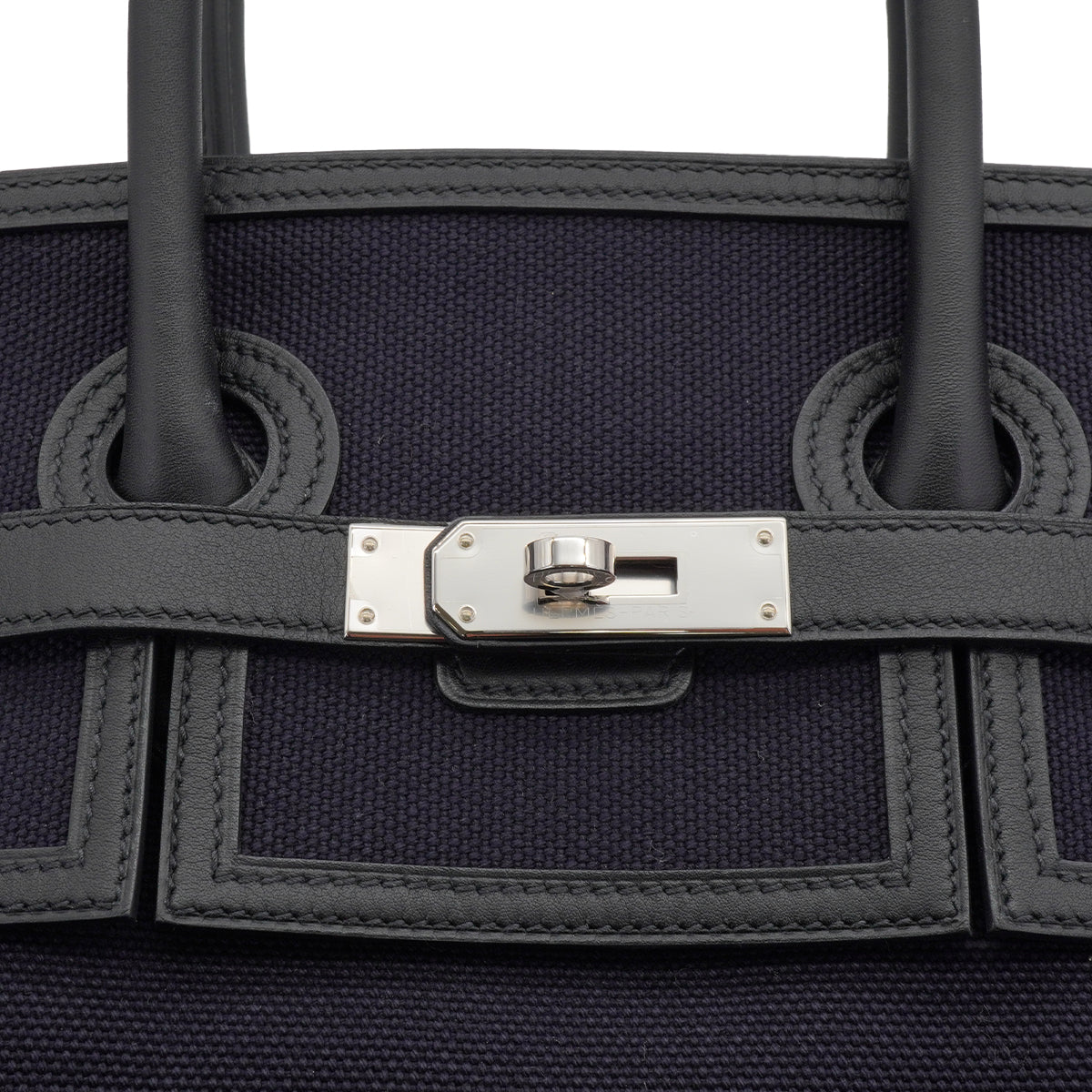 HERMES BIRKIN 35 CARGO BLUE MARINE BLACK VEAU SWIFT TOILE H HAND BAG 2020 Y PALLADIUM HARDWARE 90335037