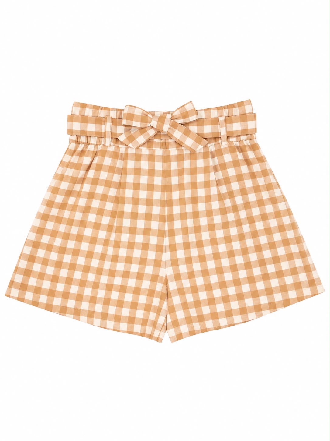 SKORT PEBBLES VICHY BISCUIT MCL11684