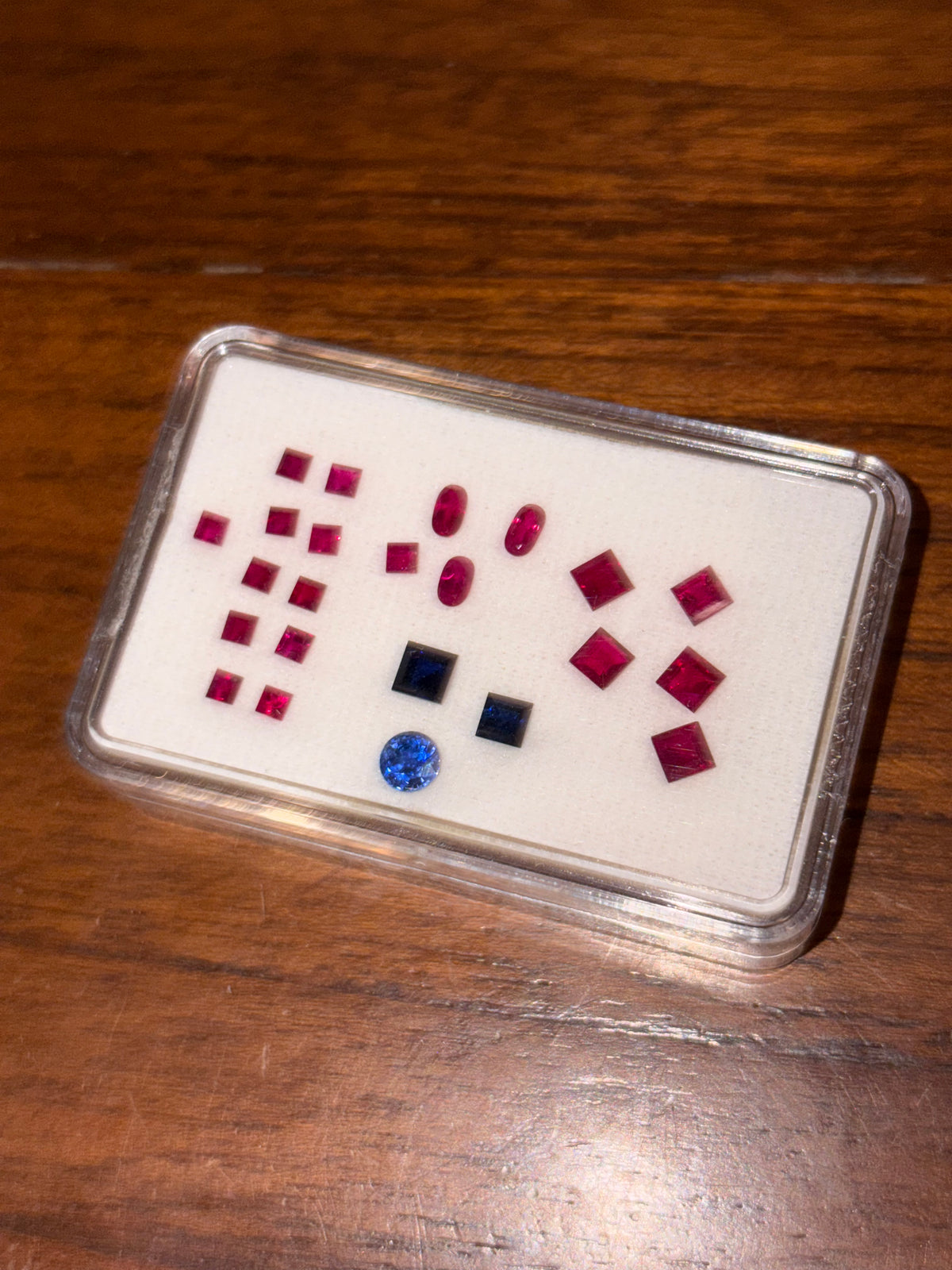 ~5.00ct Burmese Rubies & Sapphires Box DXBCS6765