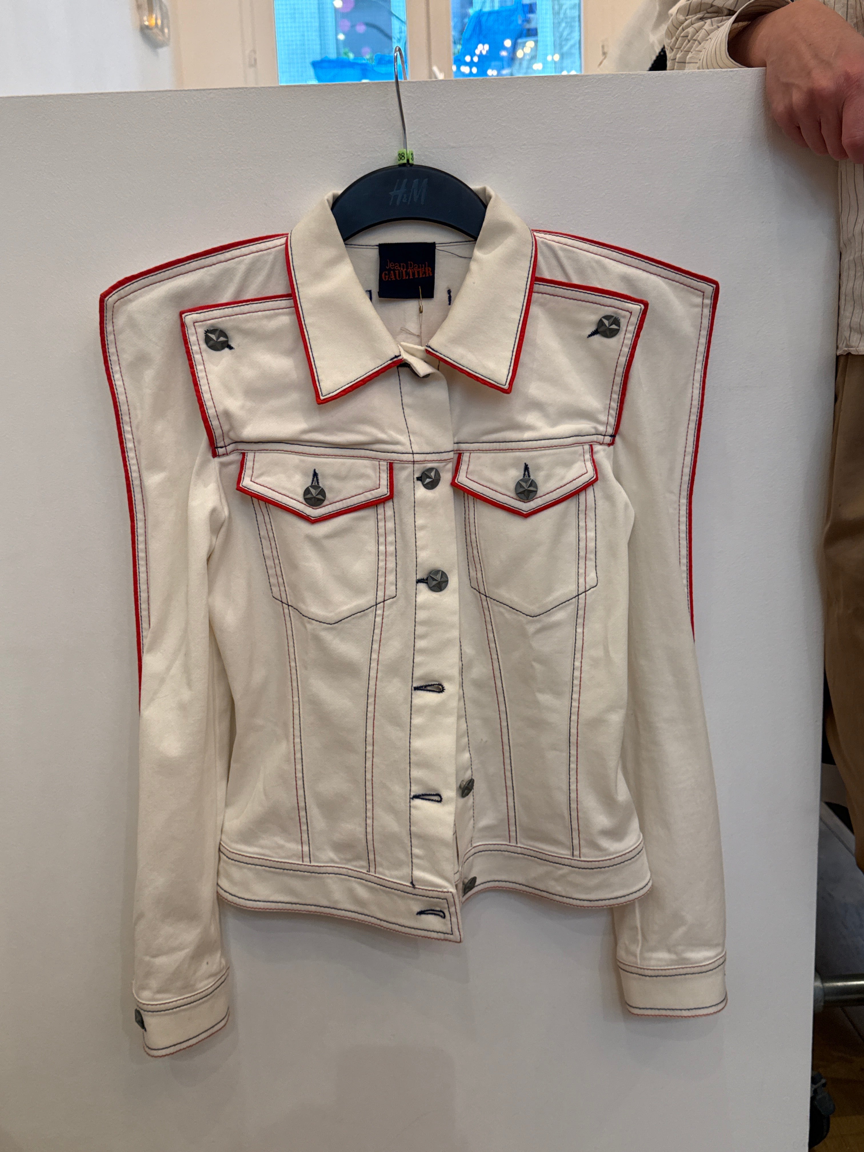 Jean Paul Gaultier White denim jacket AGC3633
