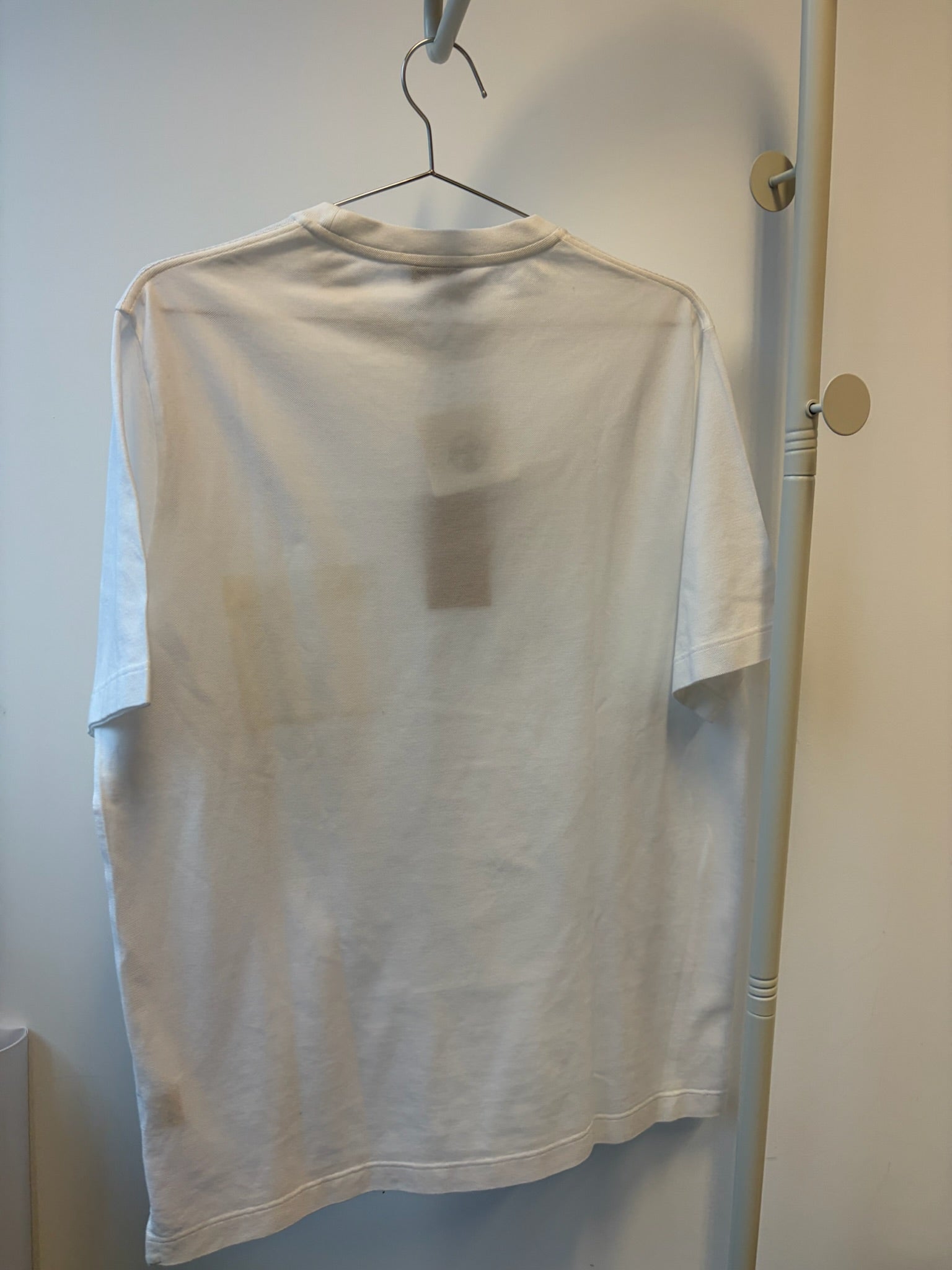 Hermes White H Embroidered T-Shirt
