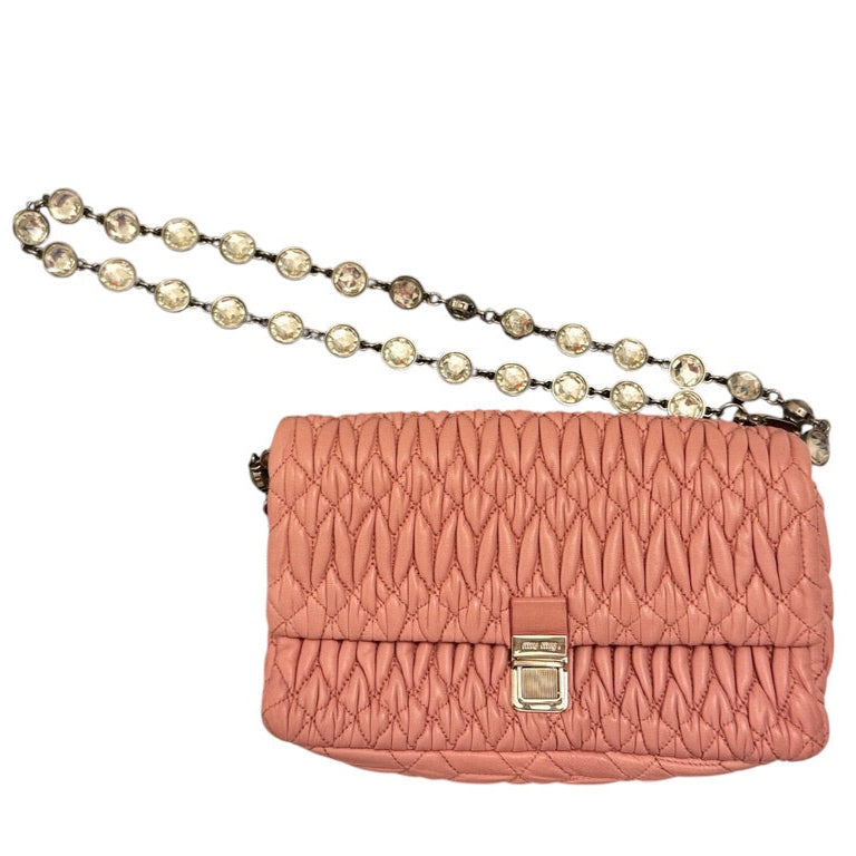 Miu Miu Pink Leather Bag